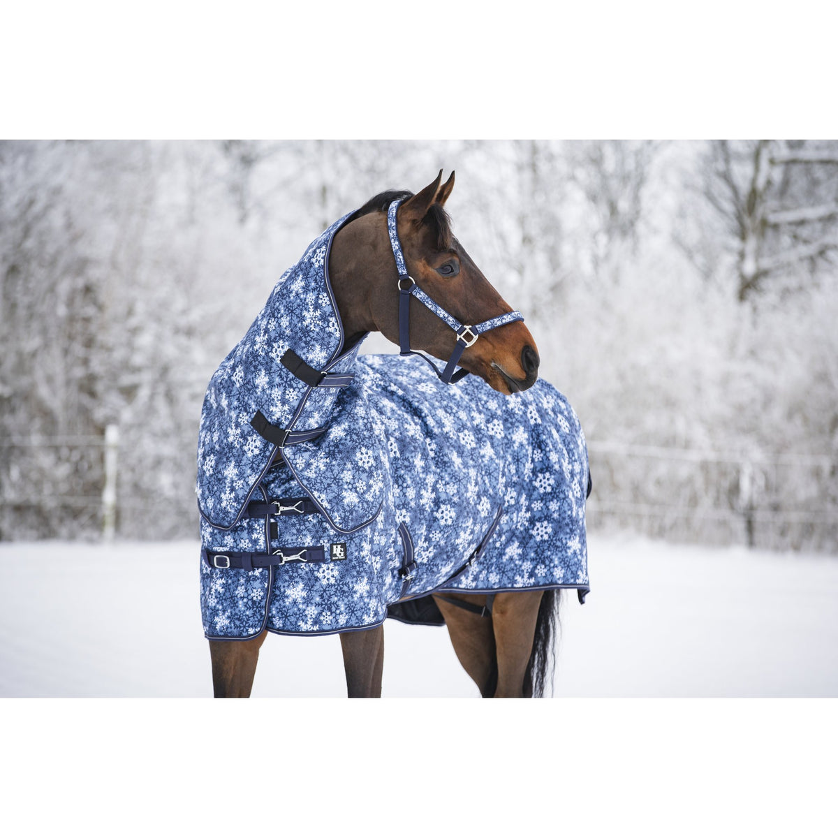 Horse Guard Snowflake 1200D täcke, 200 g, avtagbar hals