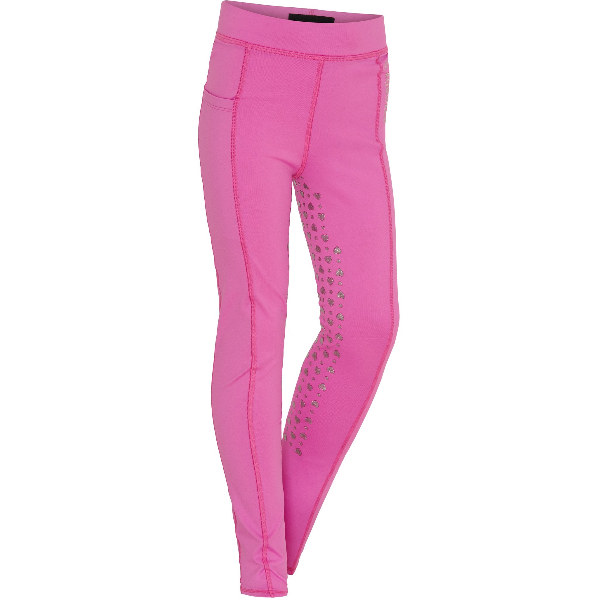Equipage Molly Heart glitter tights kids