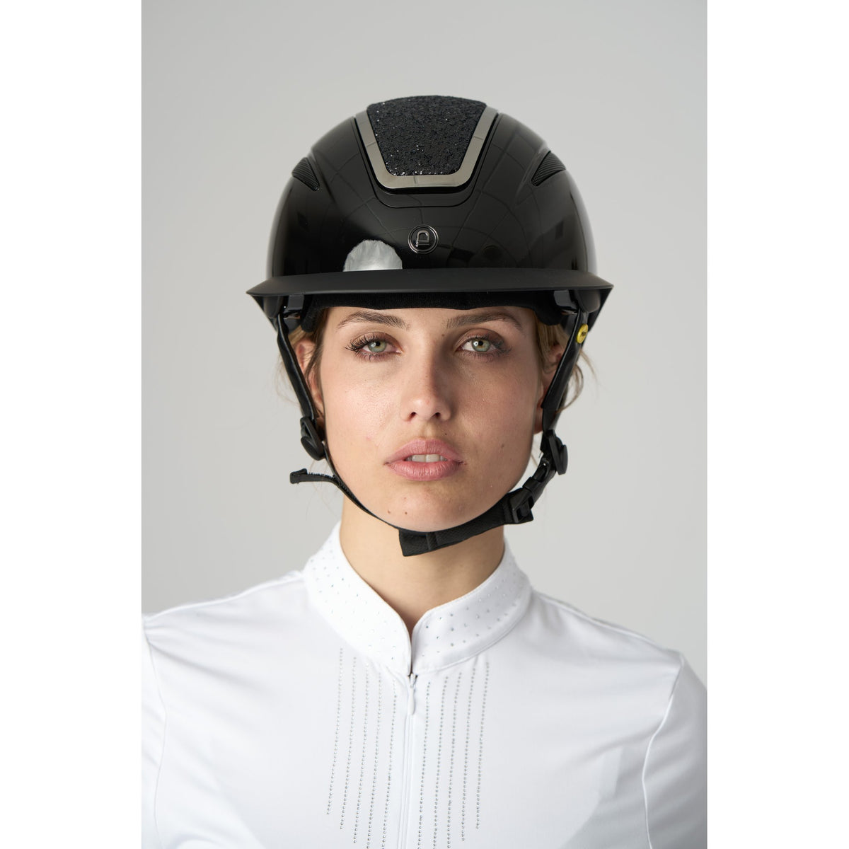 Equipage Mips Guardian ridhjälm, Glansig, Heavy Glitter top