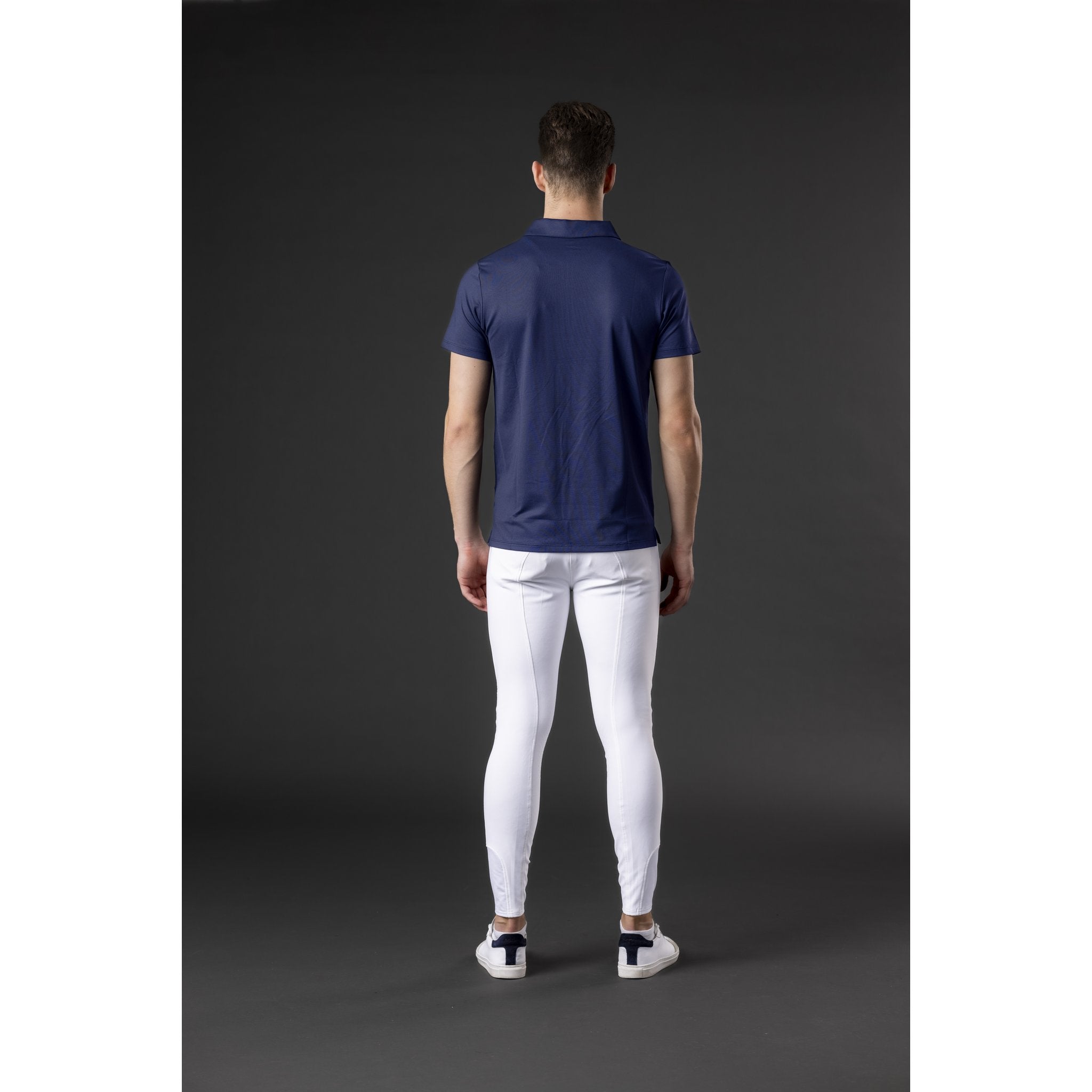 CATAGO MEN Nathan zip polo kortärmad ridskjorta