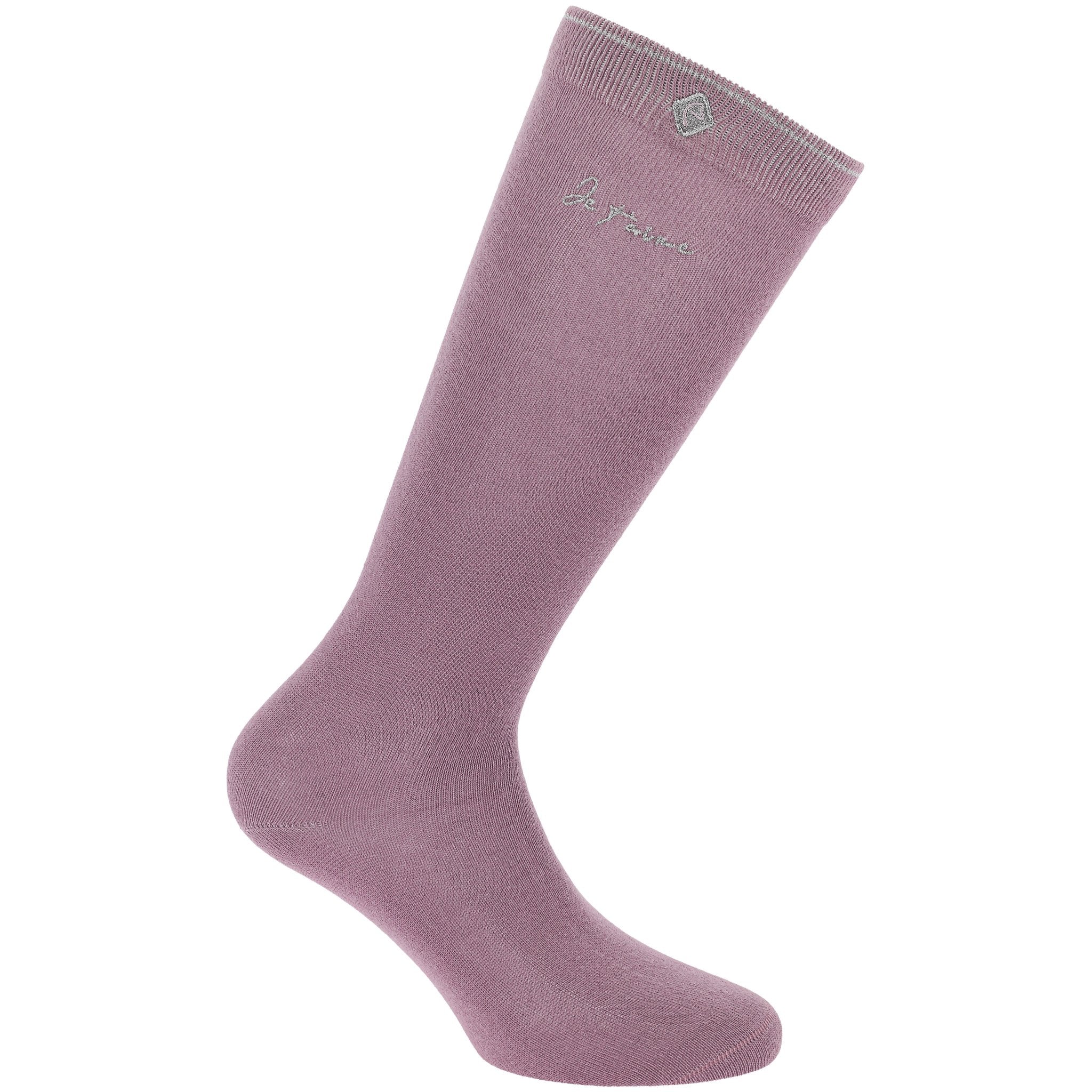 Equitheme Je t'aime Strumpor EK-Rose