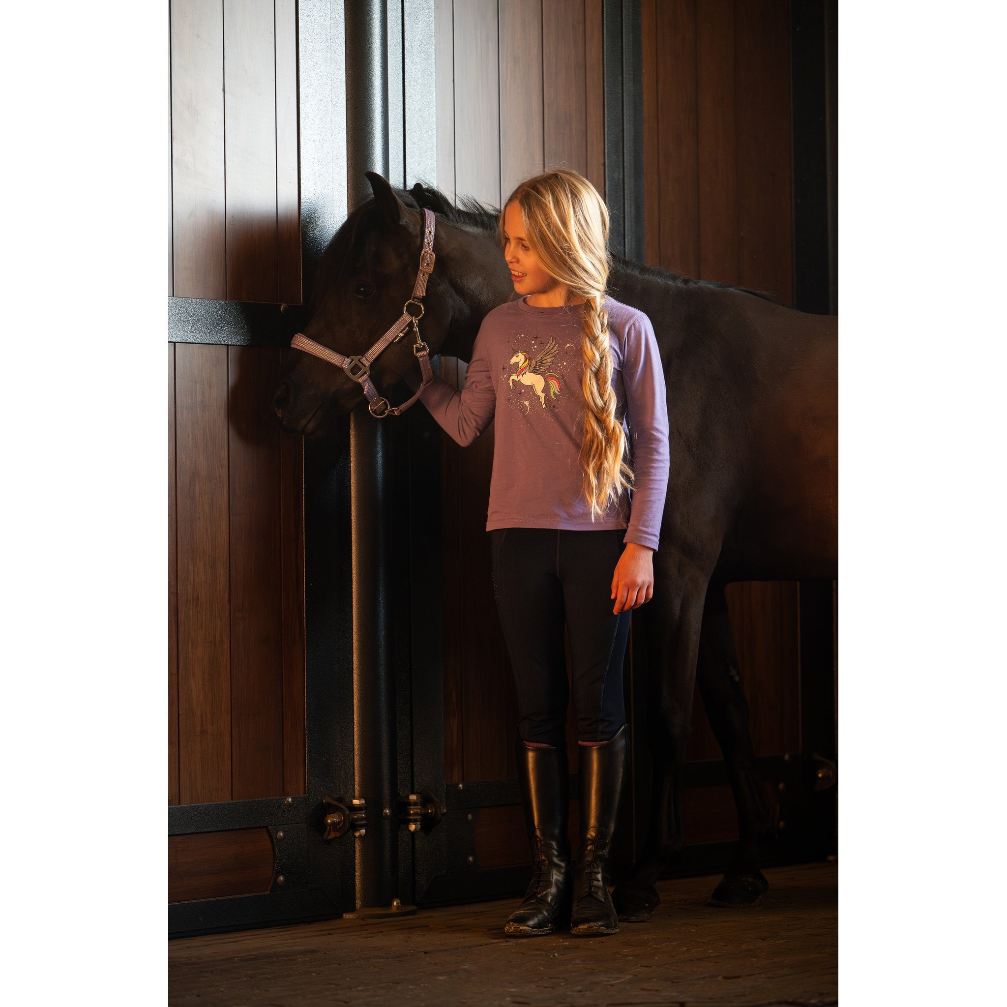 Equipage Jinx långärmad ridtröja för barn