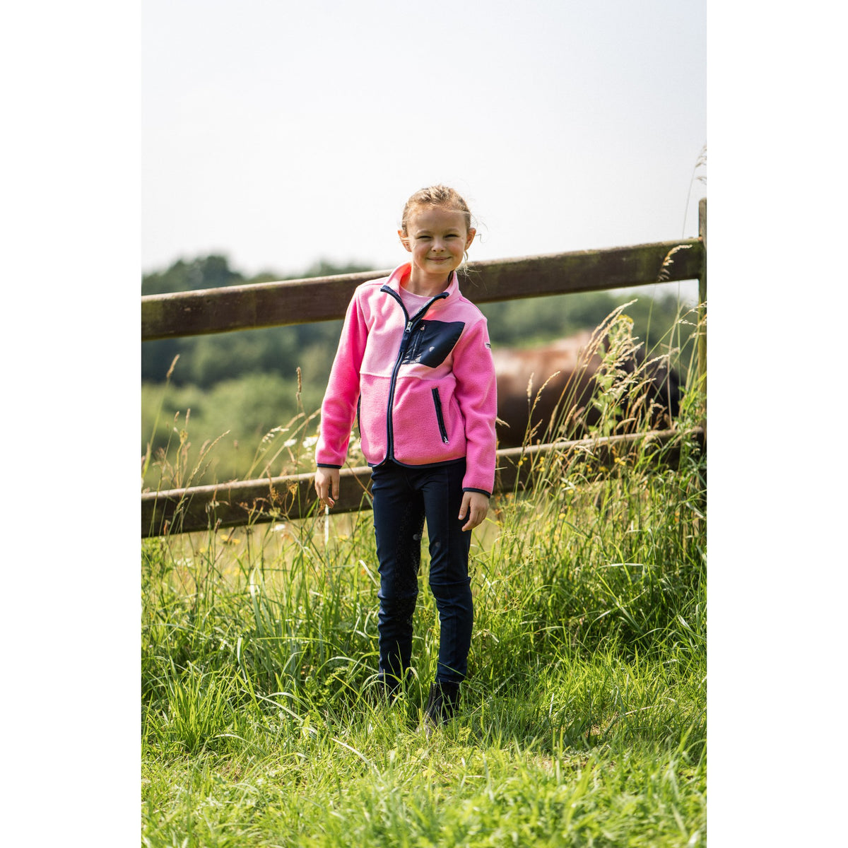 Equipage Minna zip fleece ridjacka för barn