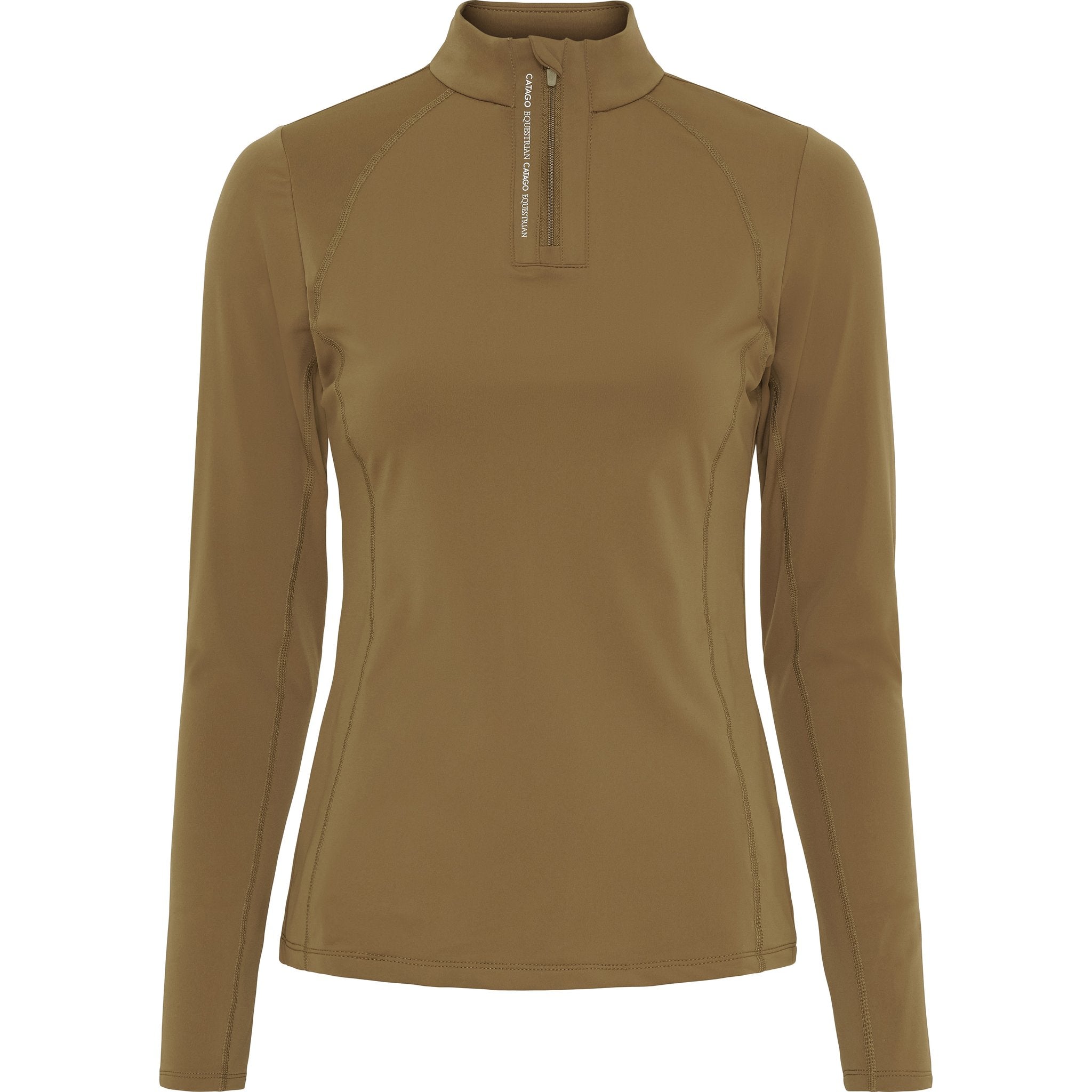 CATAGO Bree långärmad ridtröja med half-zip