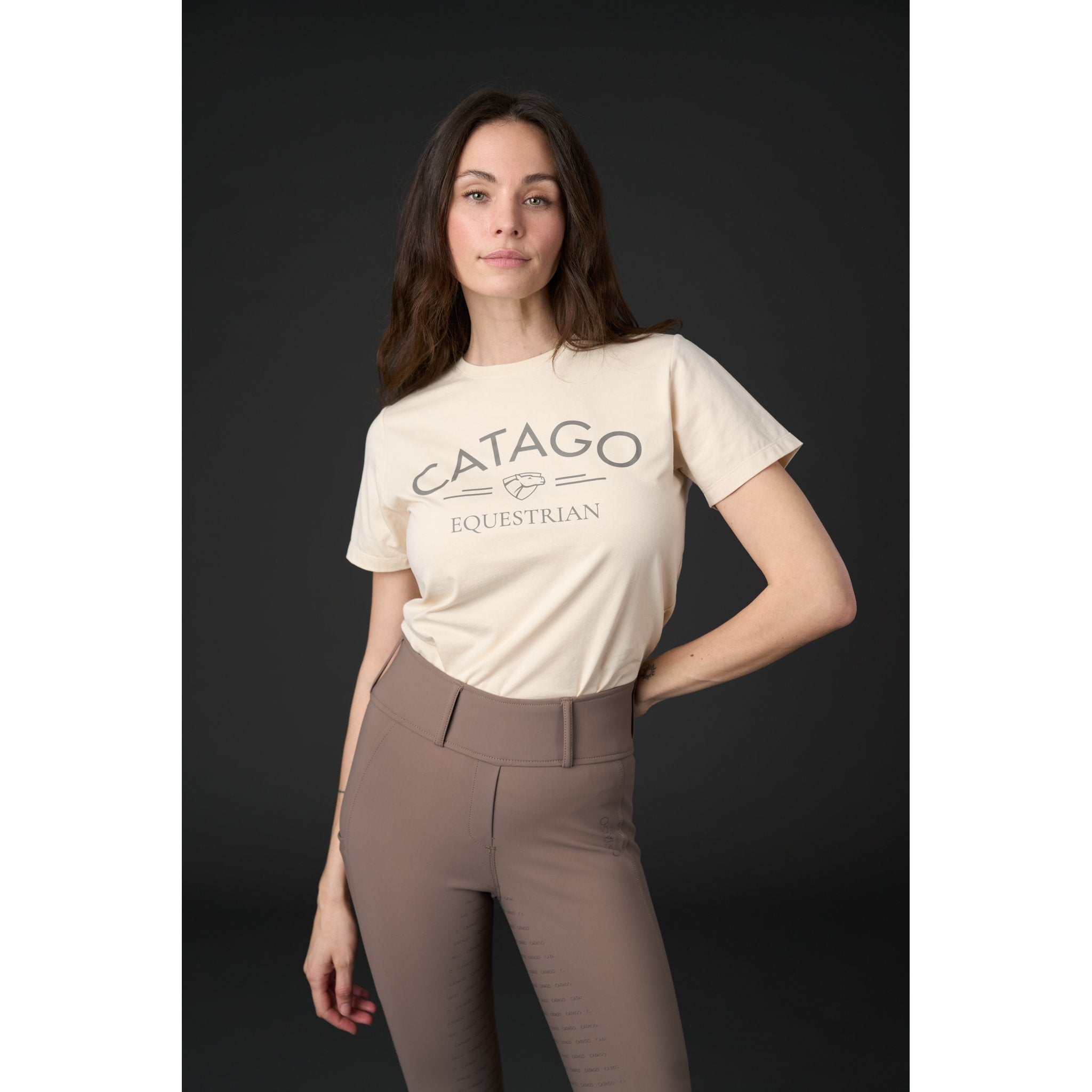CATAGO River ridtights med bältesband helskodd