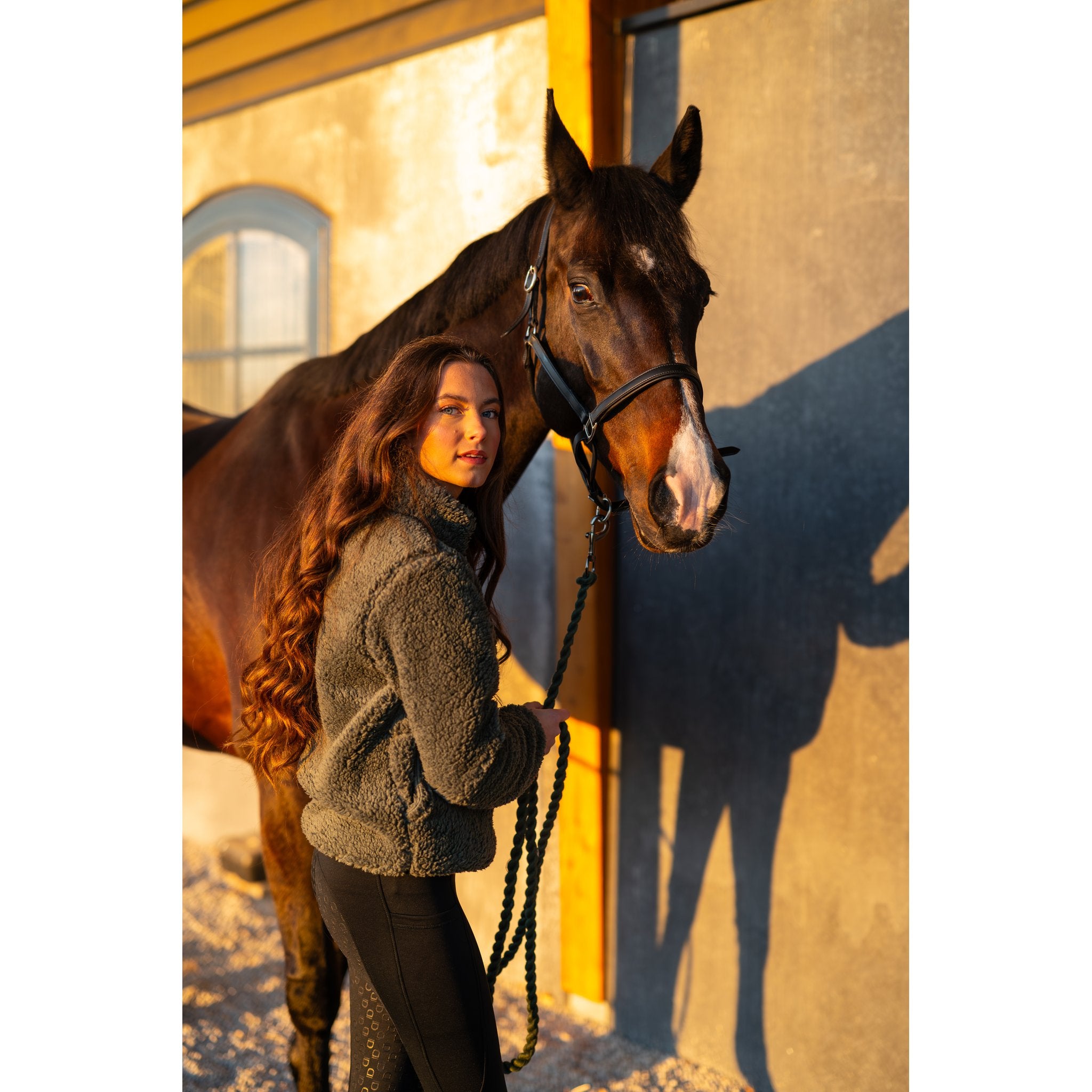 Equipage Joelle Half-zip teddy ridjacka
