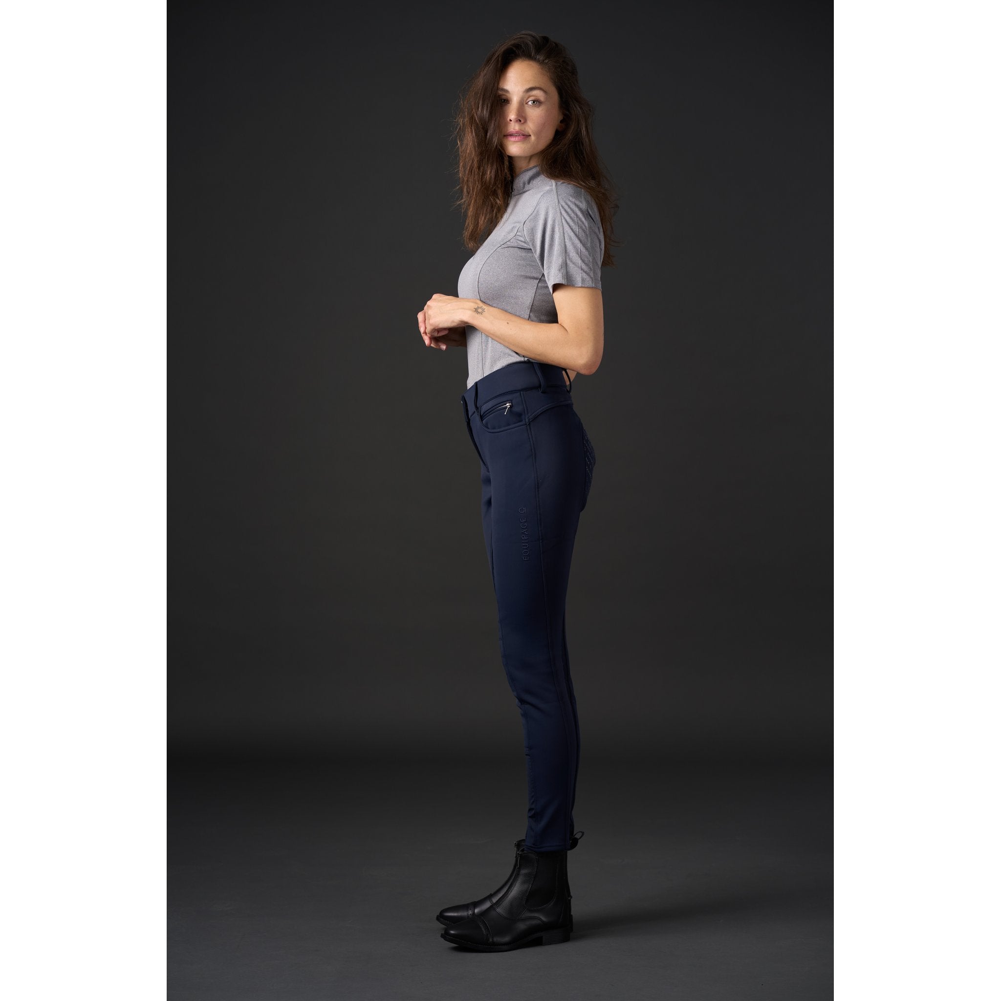 Equipage Janet softshell ridbyxor helskodd