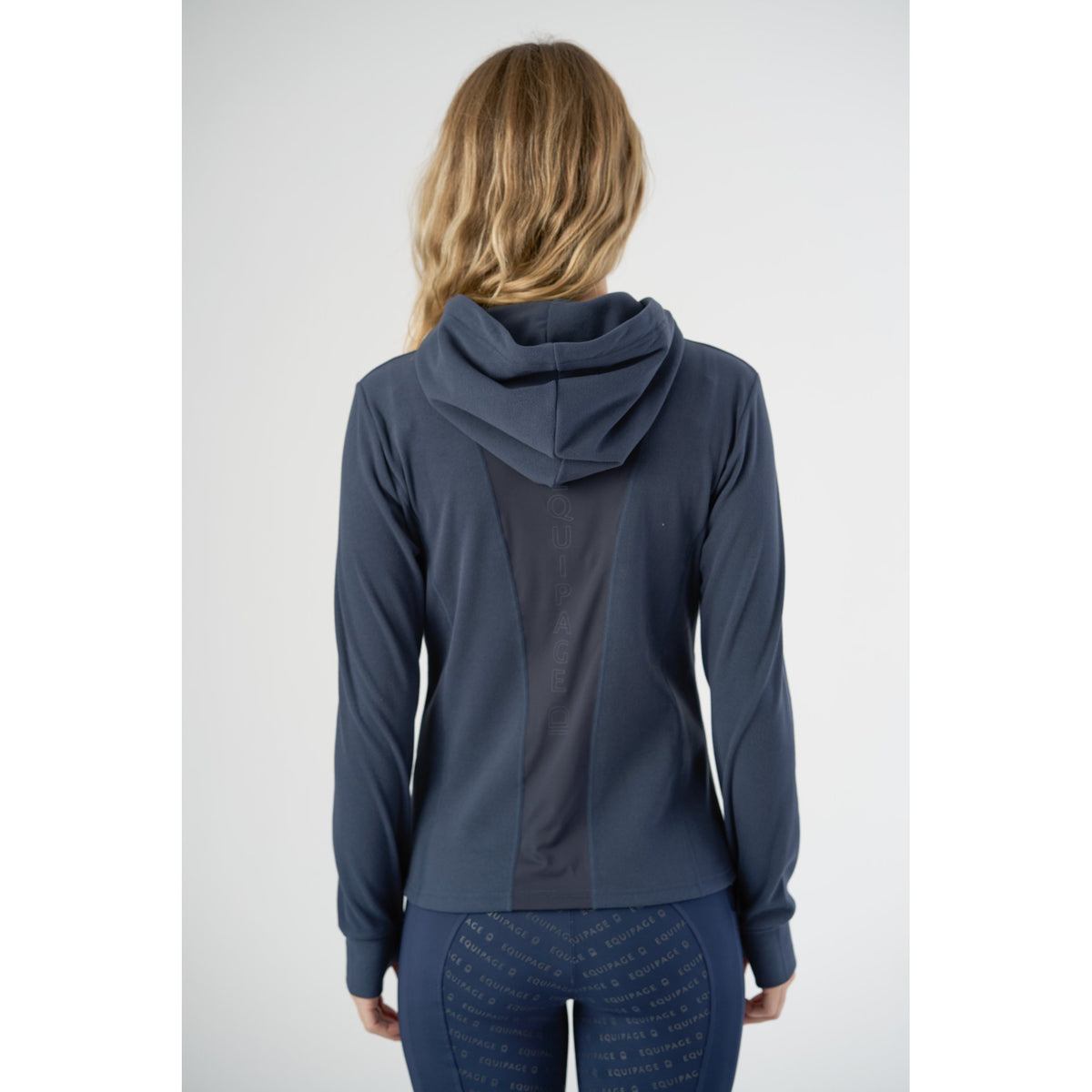 Equipage Abigail hoodie med dragkedja