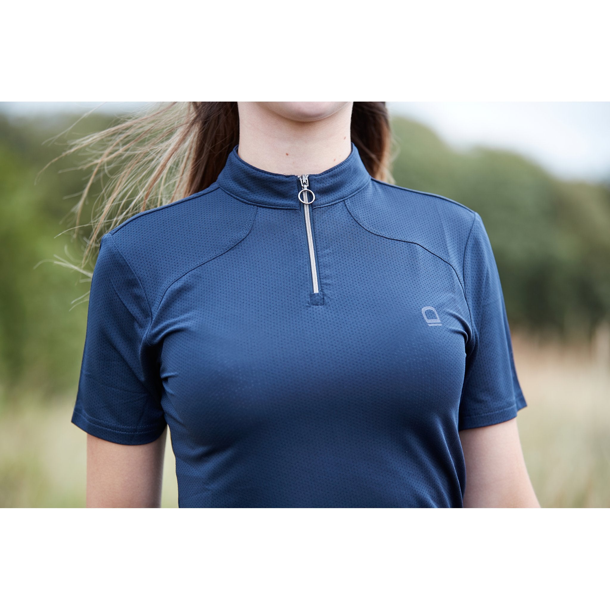Equipage Hasty Half-zip Kortärmad ridblus