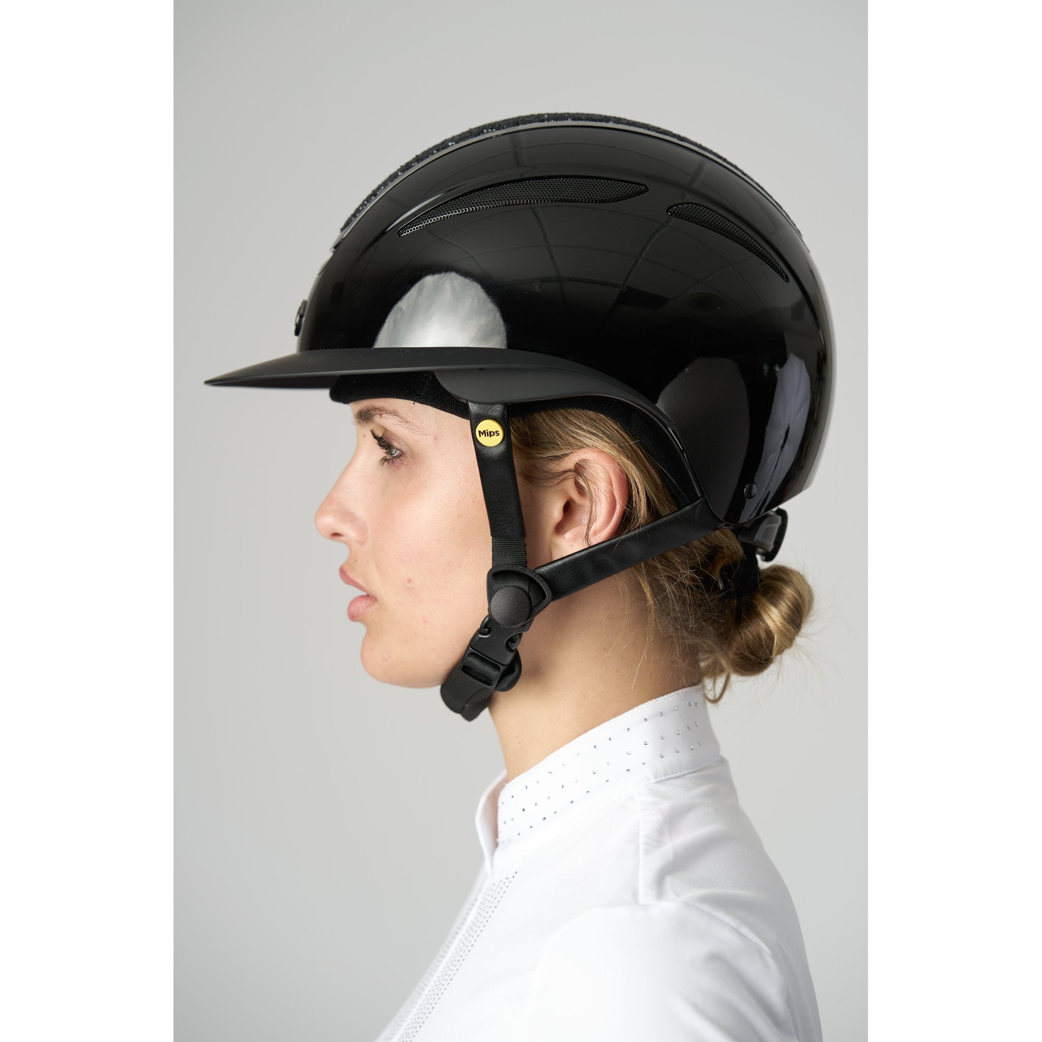Equipage Mips Guardian ridhjälm, Glansig, Heavy Glitter top