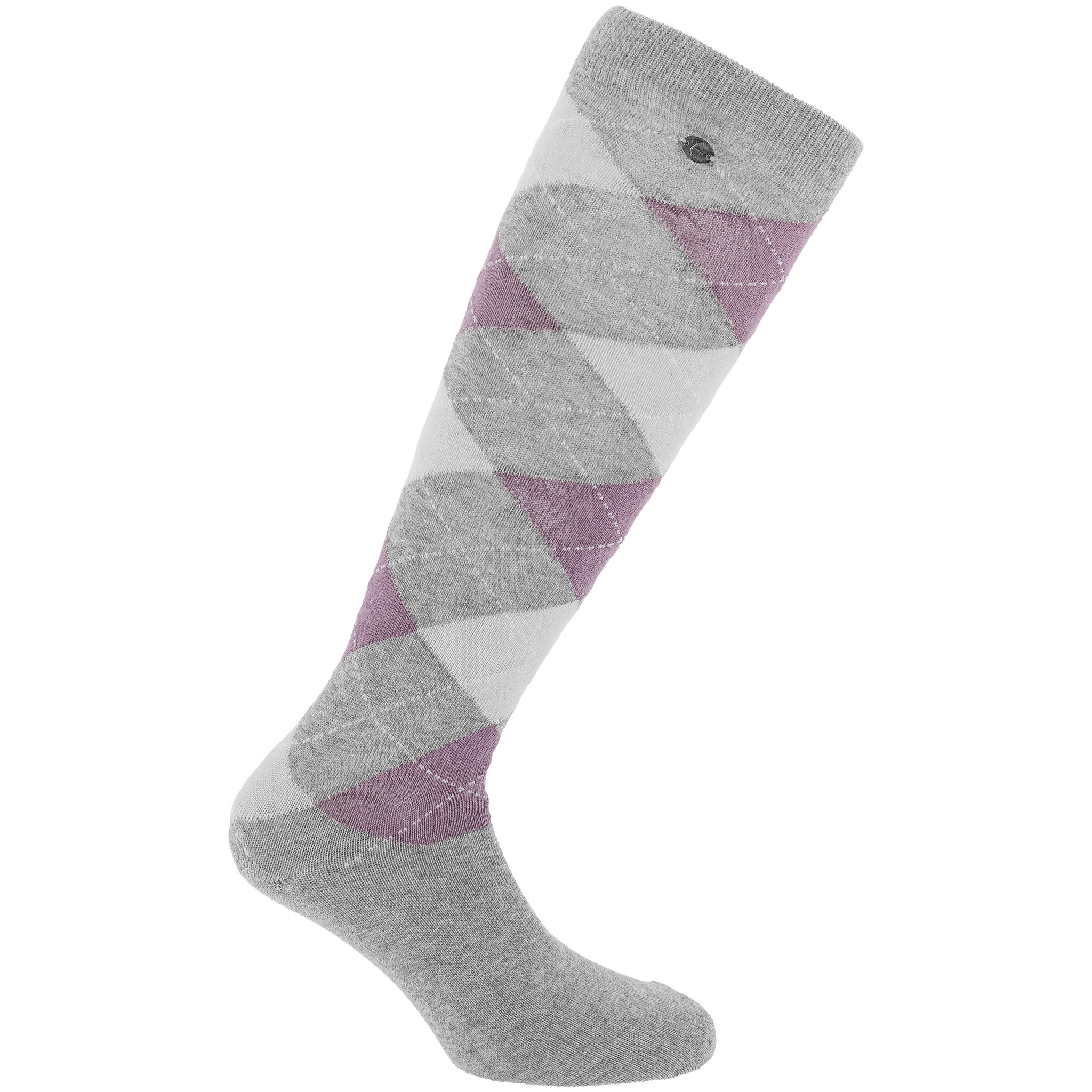 Equitheme Argyle Strumpor