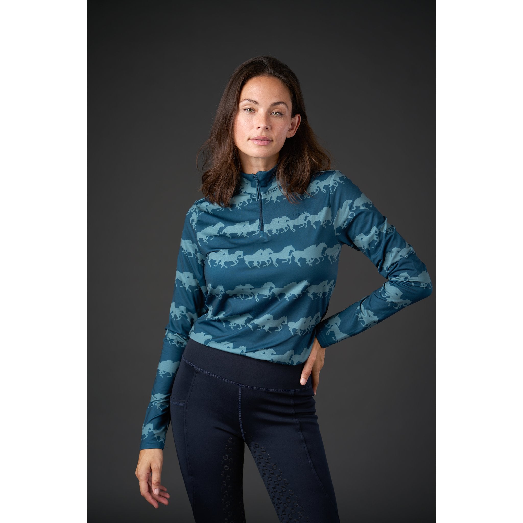 Equipage Montana långärmad tröja, half-zip