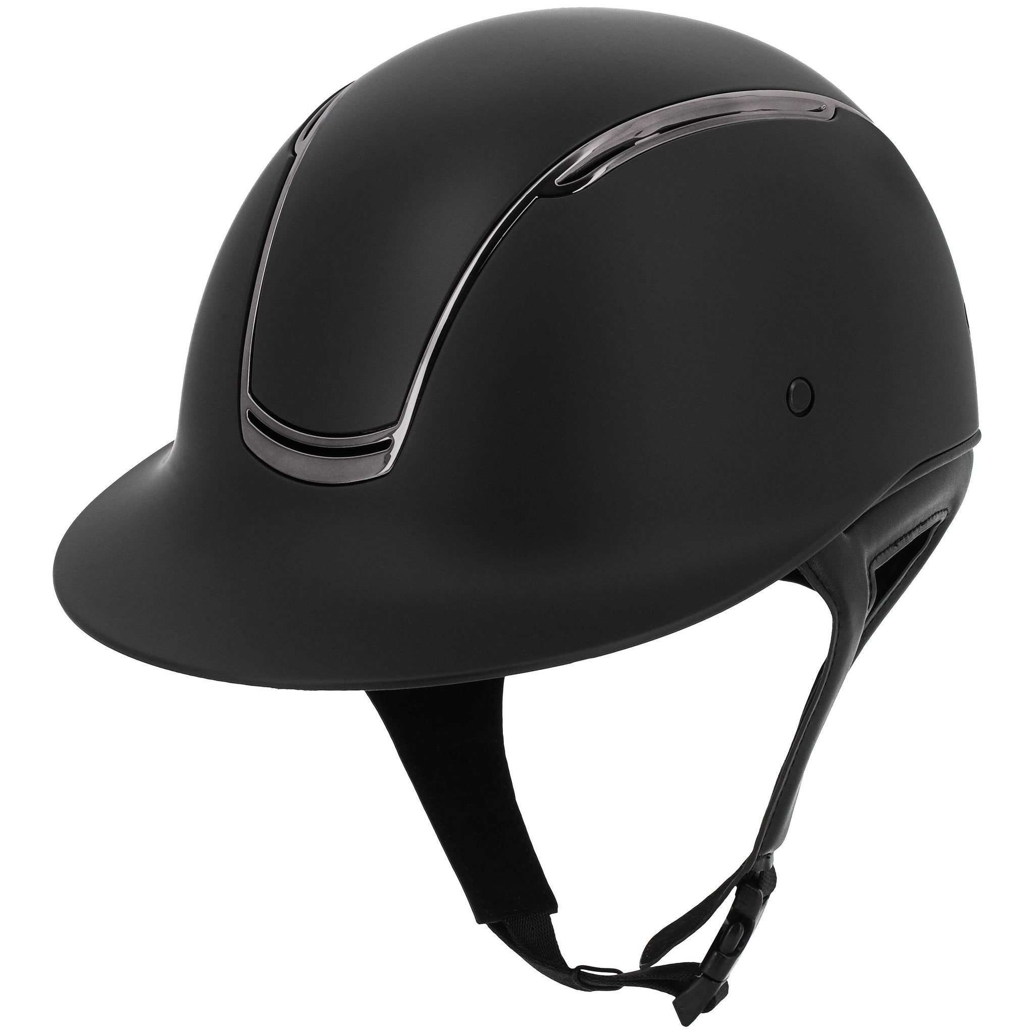 Equithème Soazy Ridhjälm med solskärm Charcoal grey Chrome
