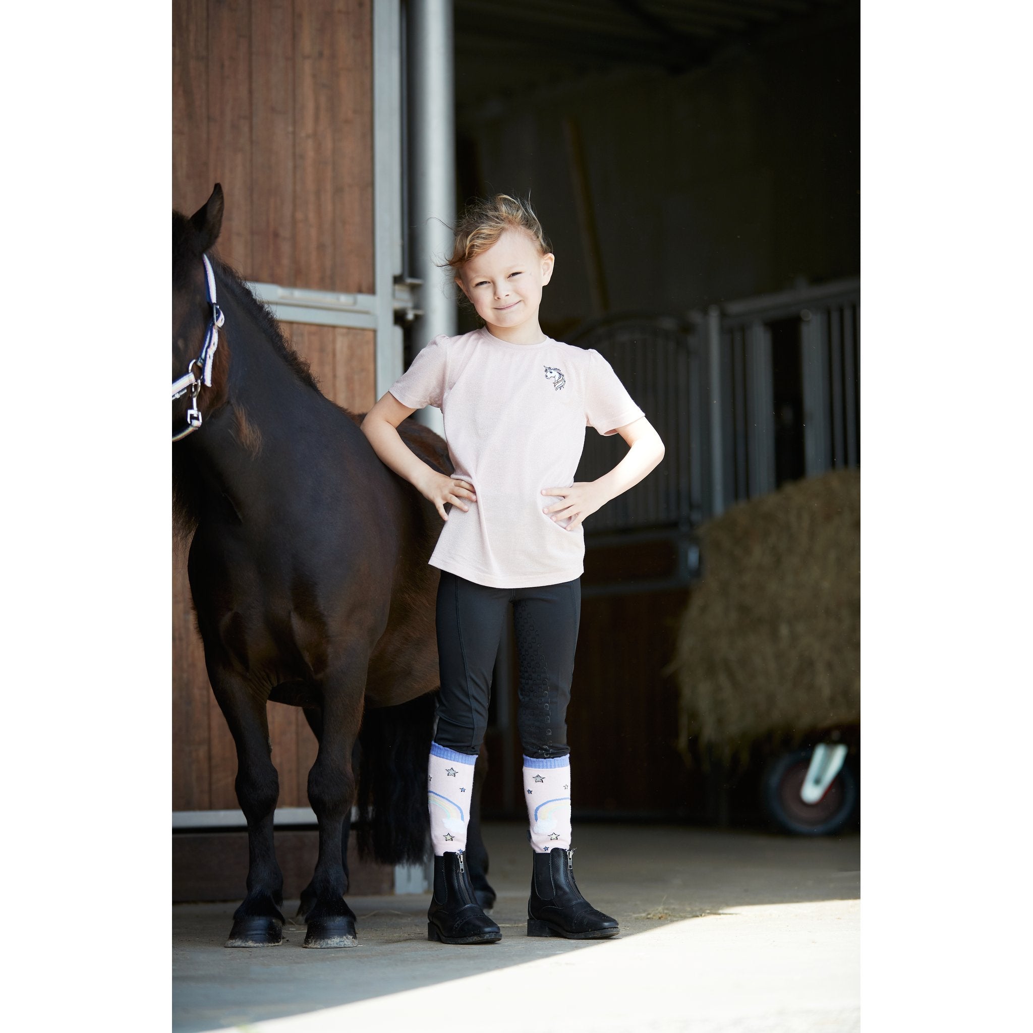 Equipage Kara kortärmad ridblus