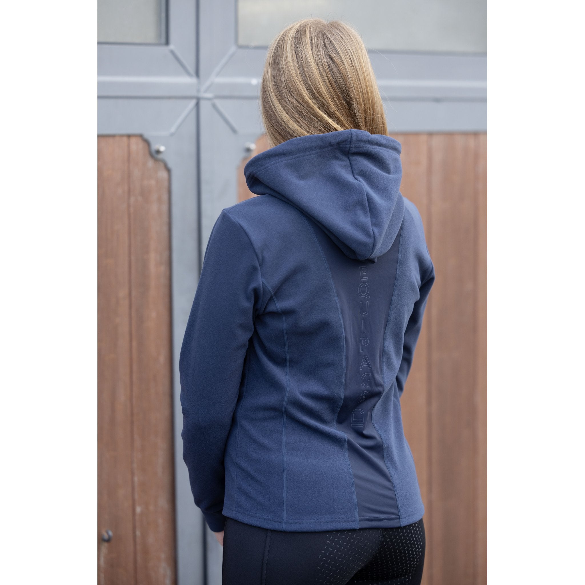 Equipage Abigail hoodie med dragkedja