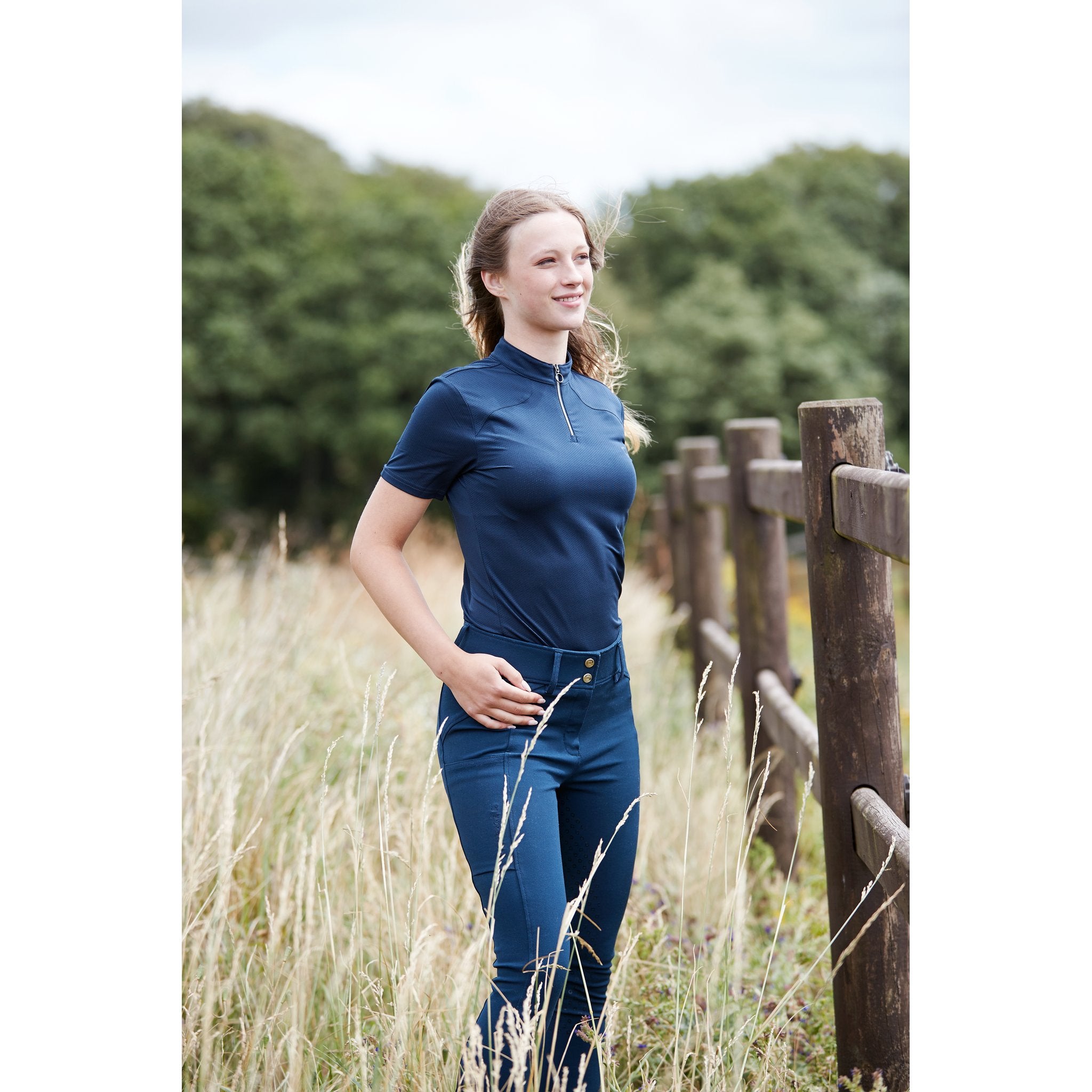 Equipage Hasty Half-zip Kortärmad ridblus