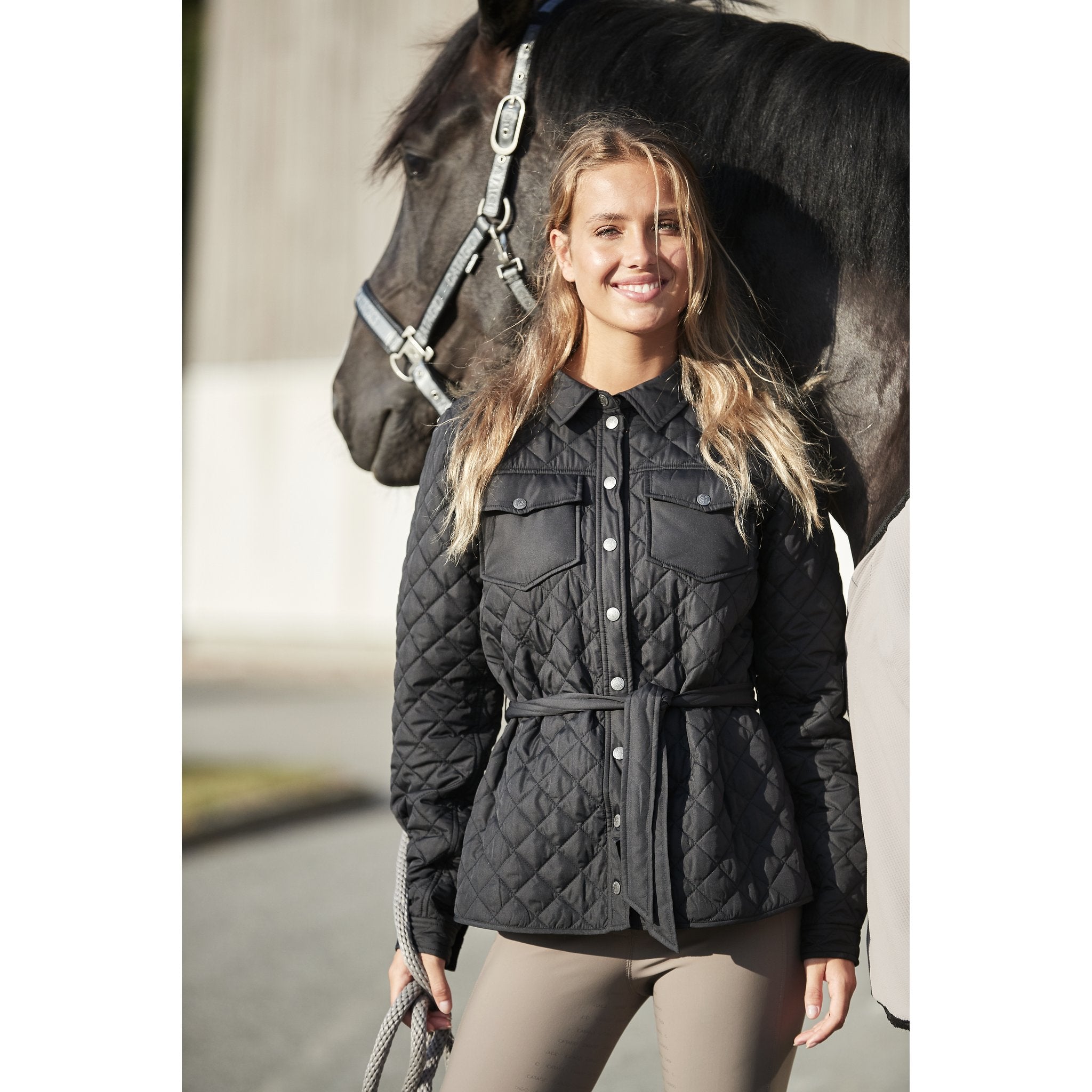CATAGO Pearl quilted ridjacka
