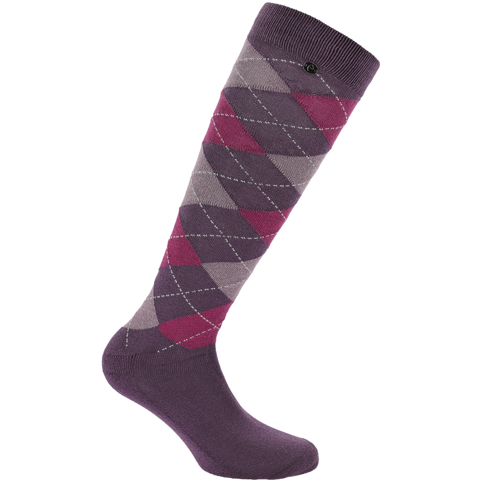 Equitheme Argyle Strumpor