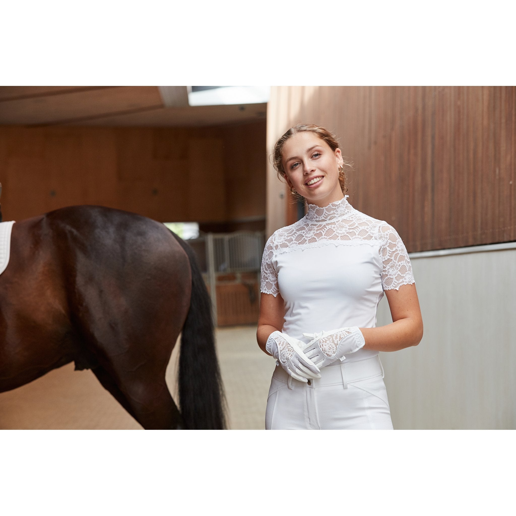 Equipage Larissa handskar med spets