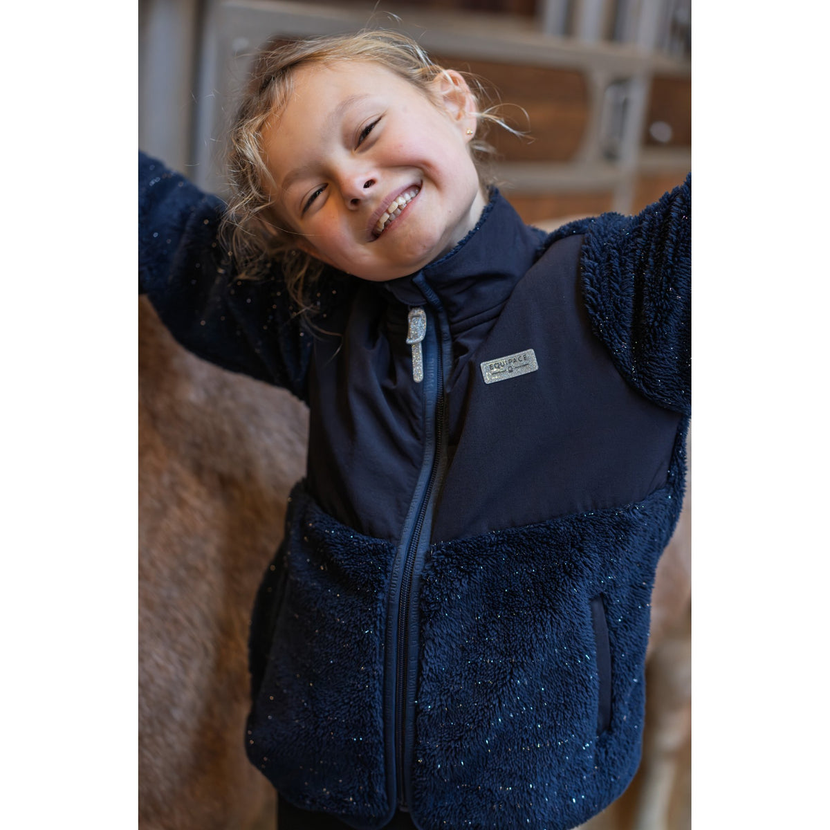 Equipage Odessa fleecejacka för barn
