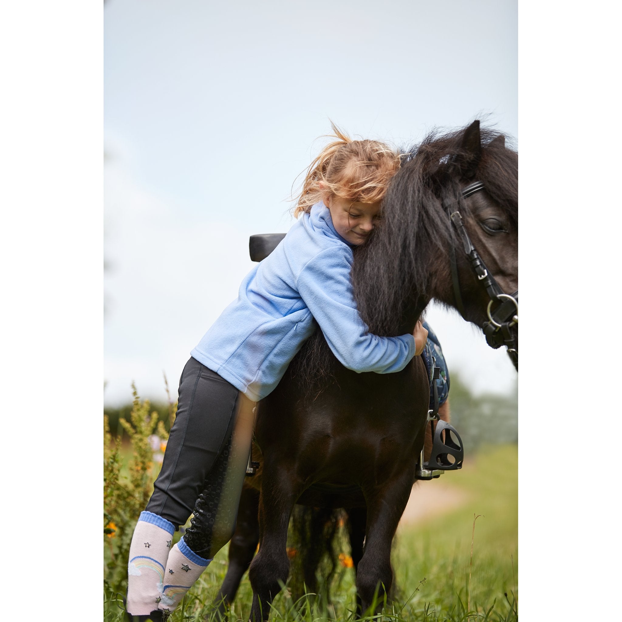 Equipage Molly ridtights med fullt grepp för barn