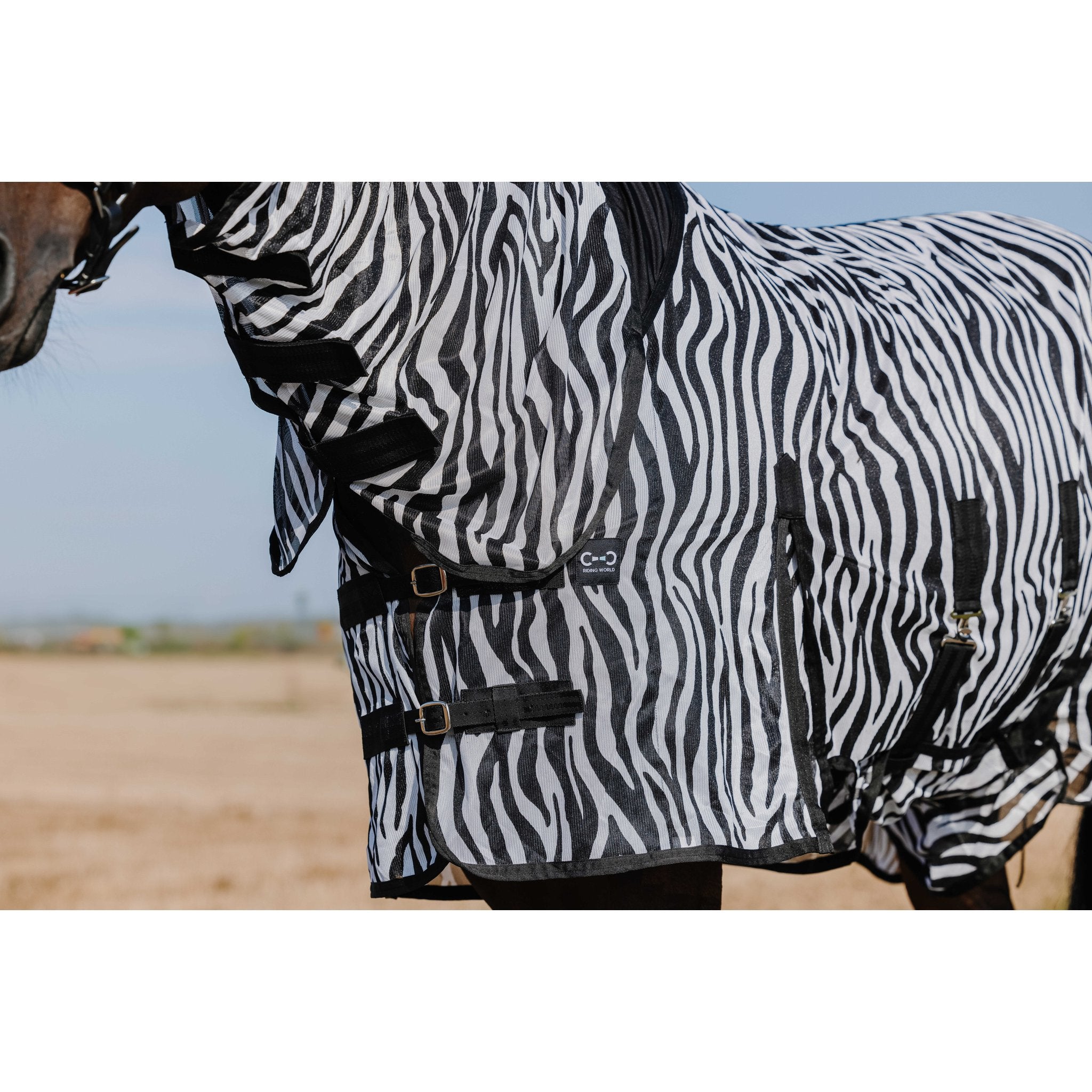 RIDING WORLD Belly Mesh Flugtäcke med hals