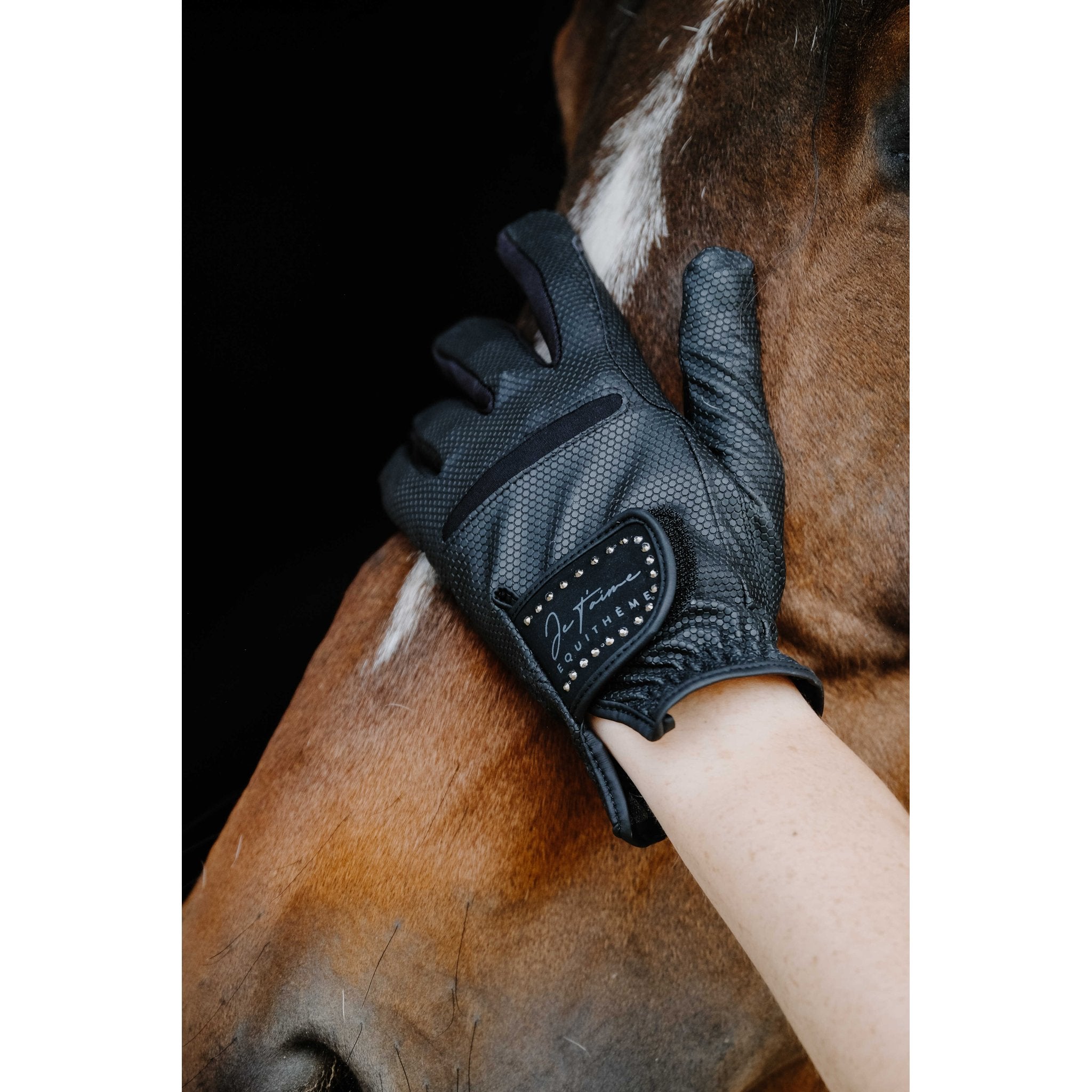 Equithème Je t'aime Strass Handskar