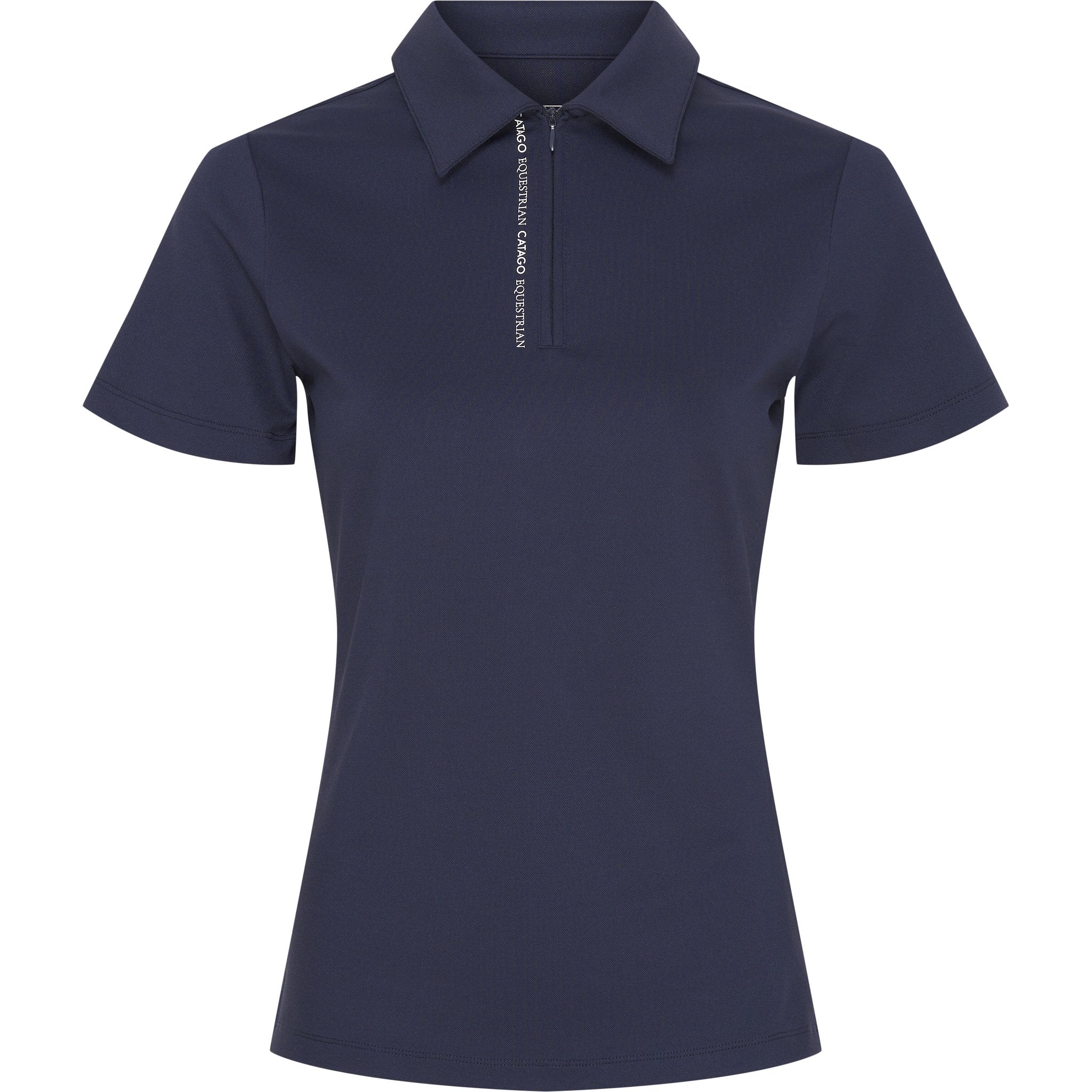 CATAGO Nash zip polo kortärmad ridblus