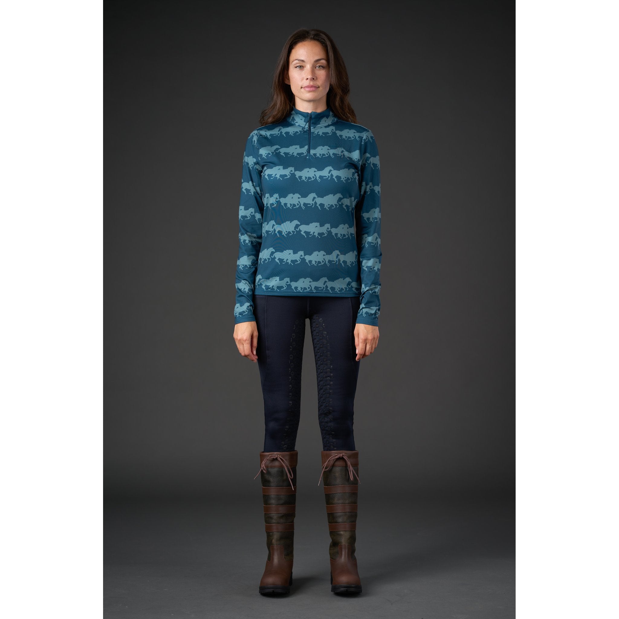 Equipage Montana långärmad tröja, half-zip