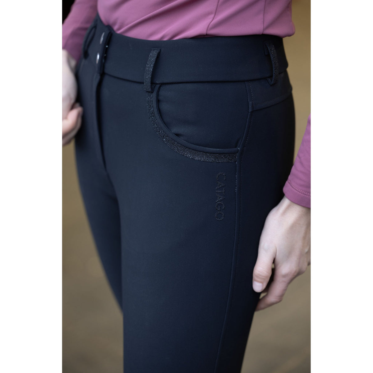 Catago Vancouver coatede vinterridbyxor, full grip