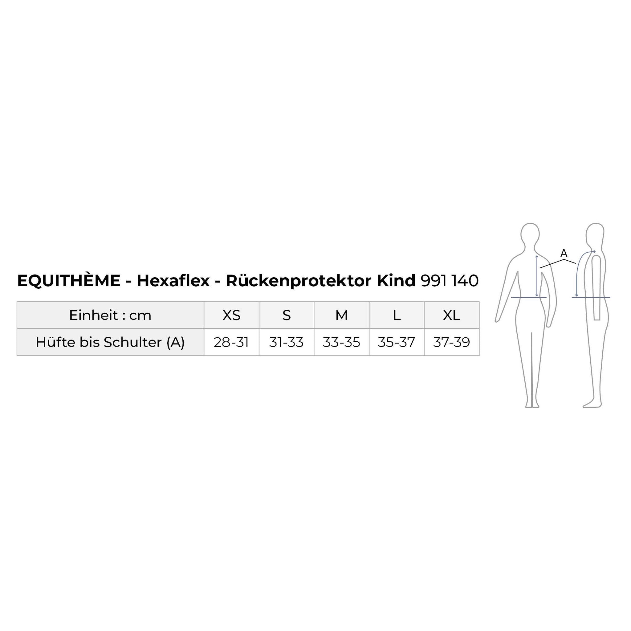 Equithème Hexaflex Ryggskydd Barn