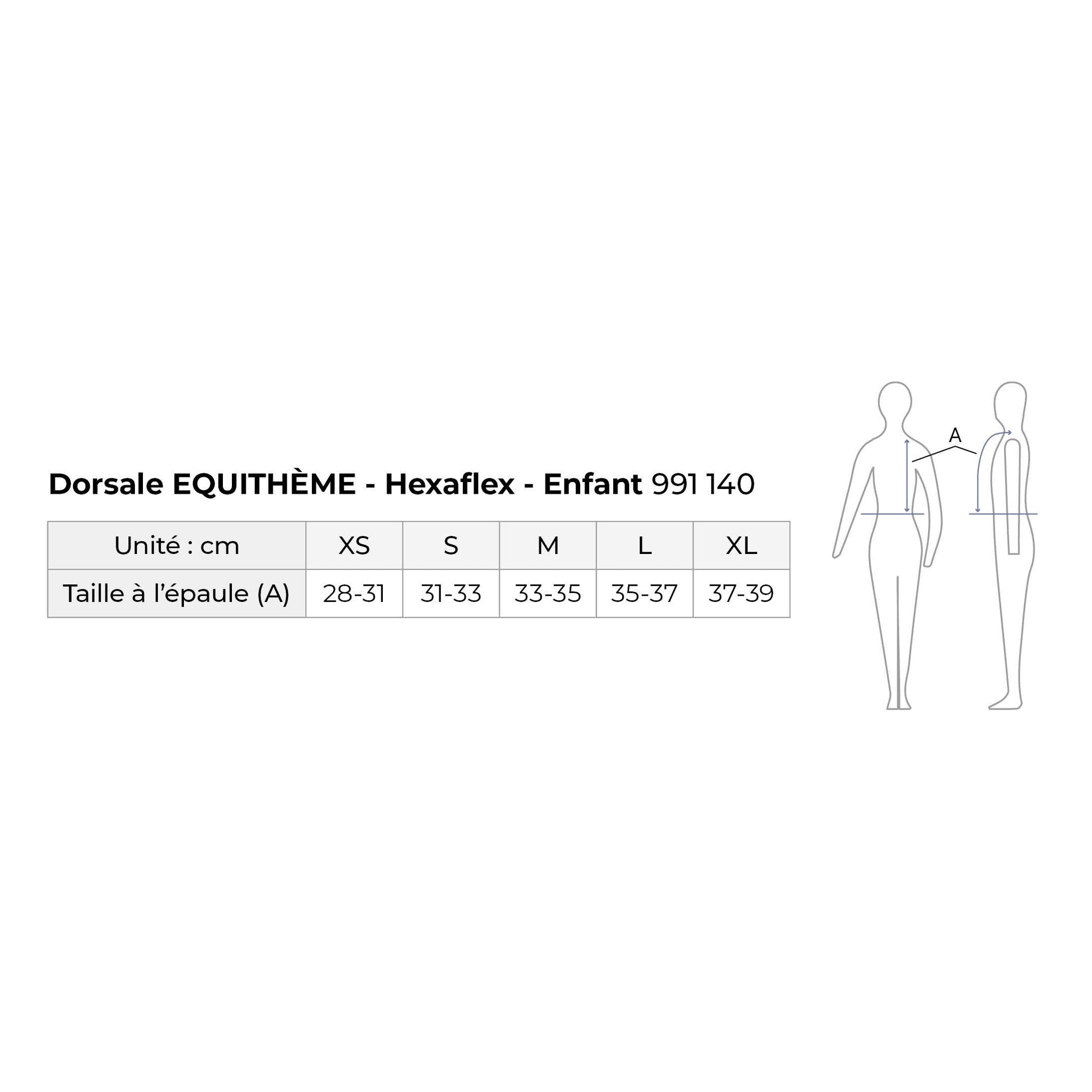 Equithème Hexaflex Ryggskydd Barn