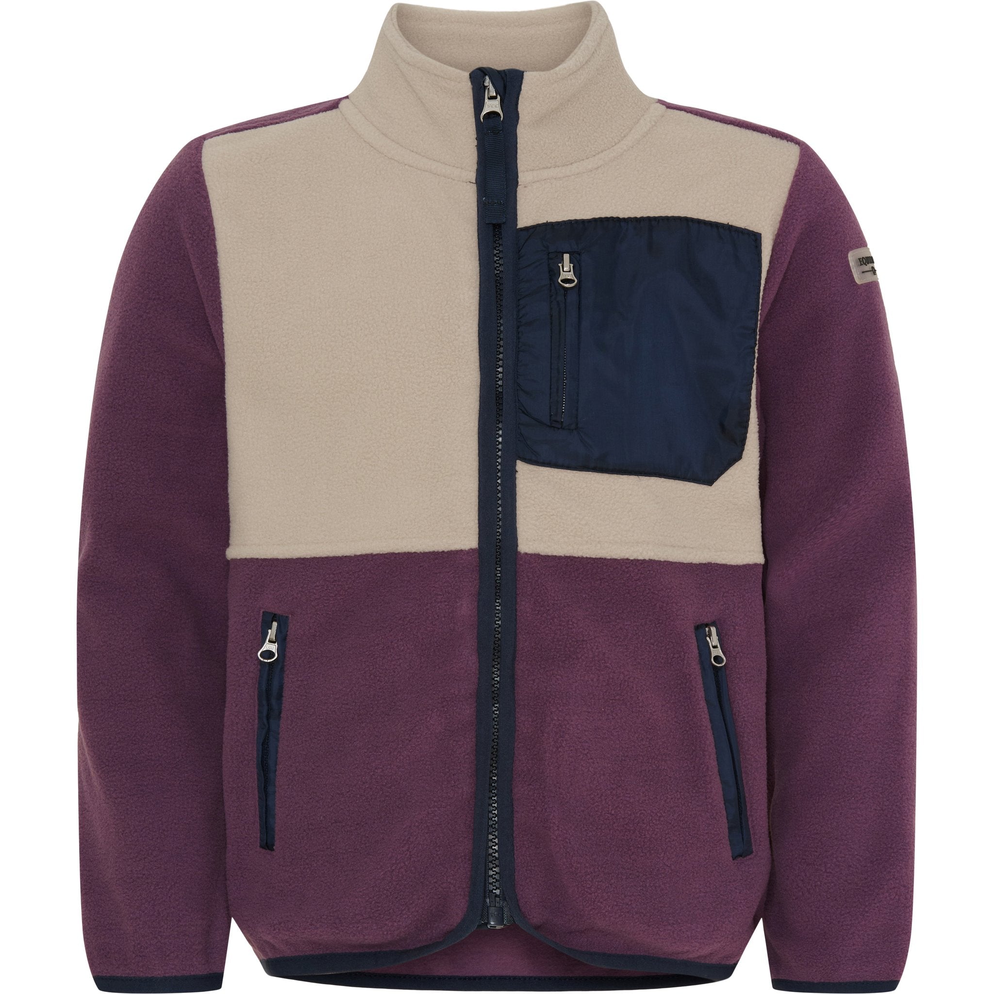 Equipage Minna zip fleece ridjacka för barn