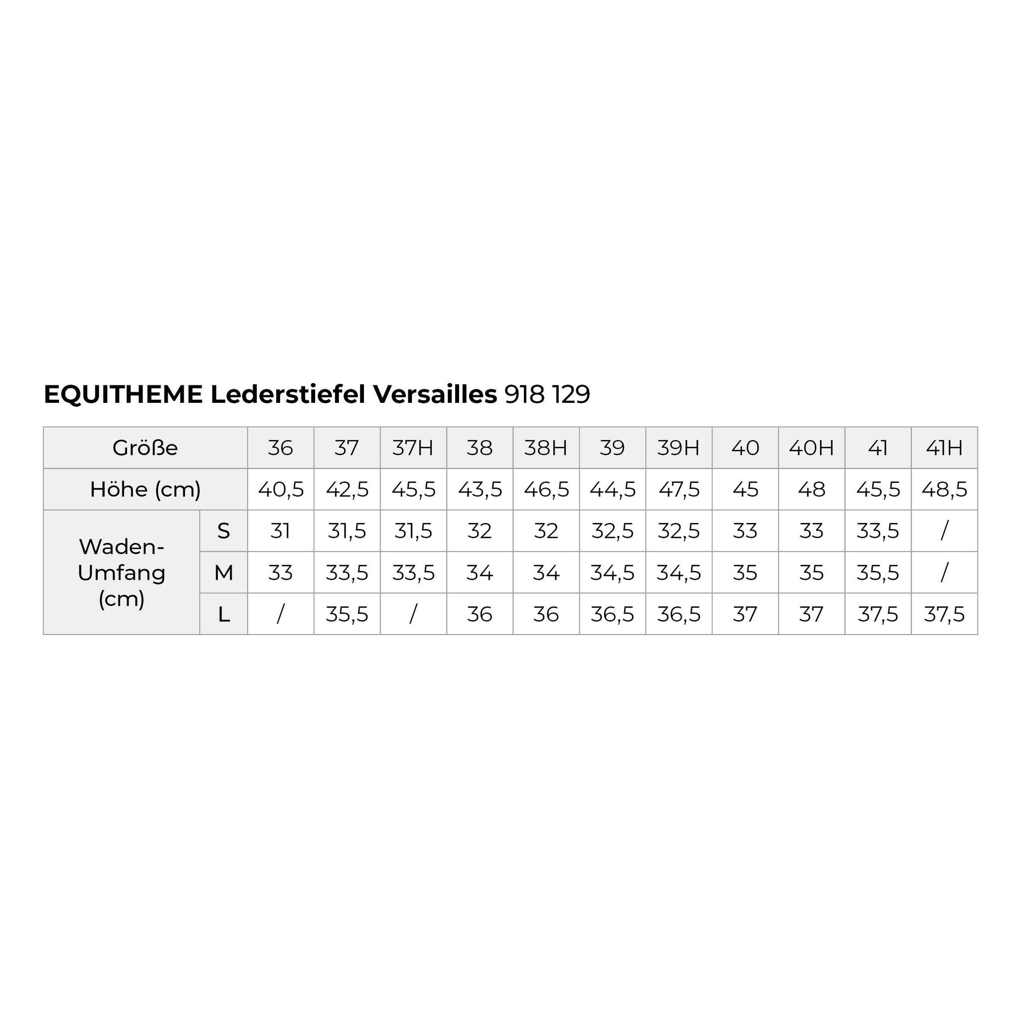 Equithème Versailles Ridstövel i läder