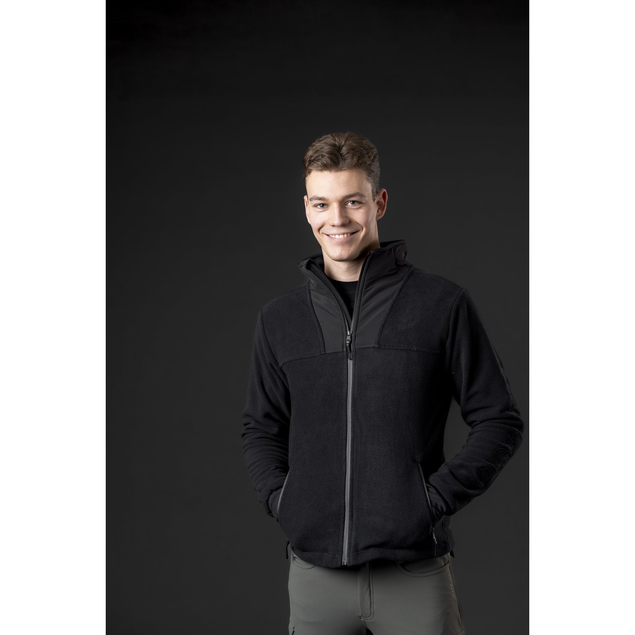 CATAGO MEN Aiden Zip ridjacka i polar fleece
