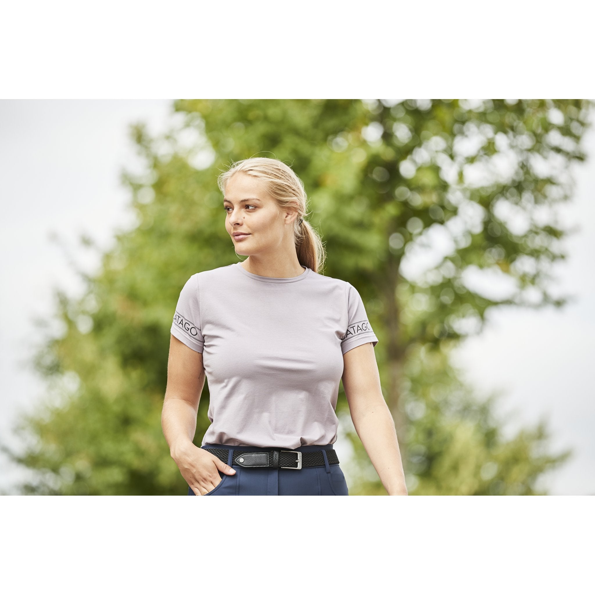 CATAGO Ryley T-shirt med logotyp på ärmarna