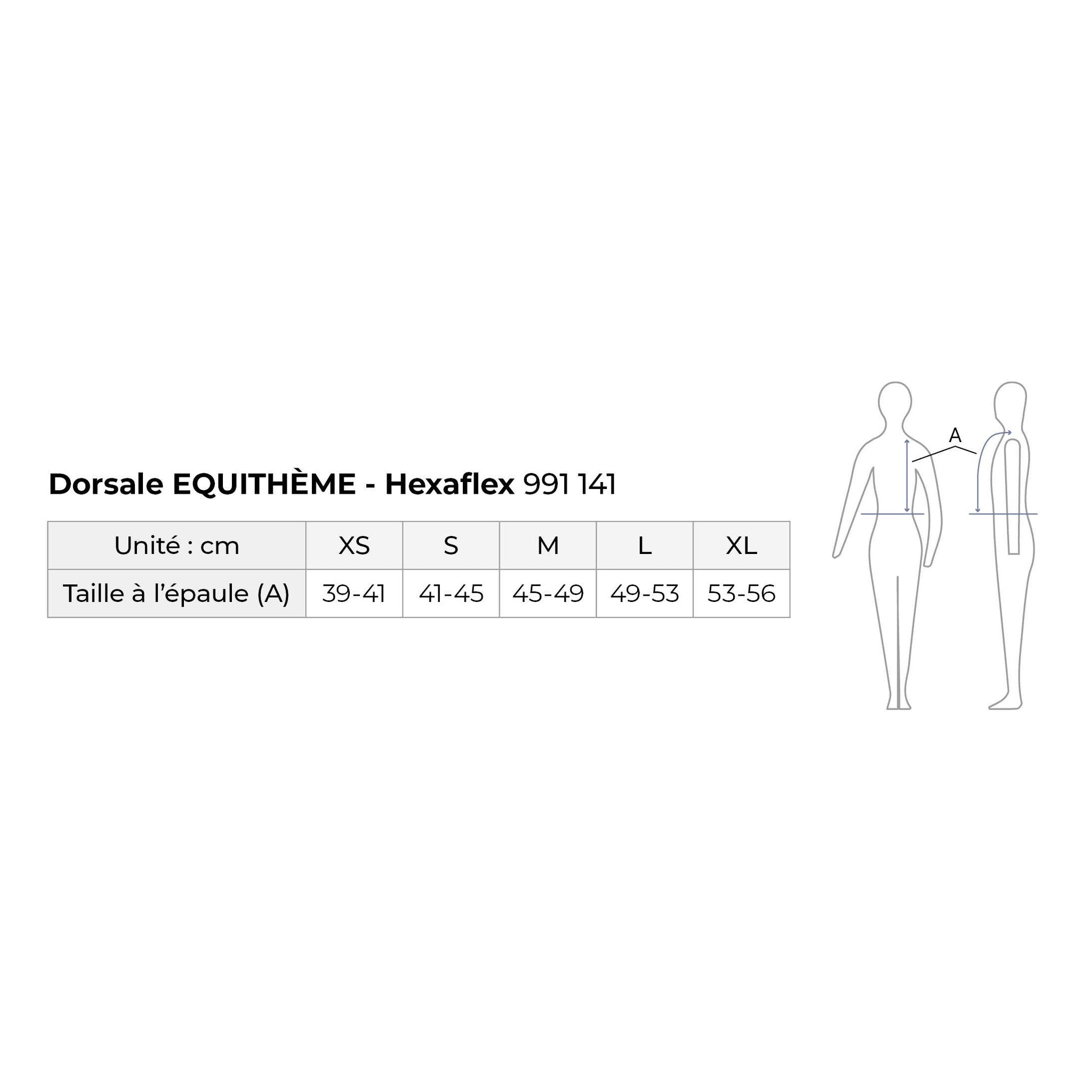 Equithème Hexaflex Ryggskydd