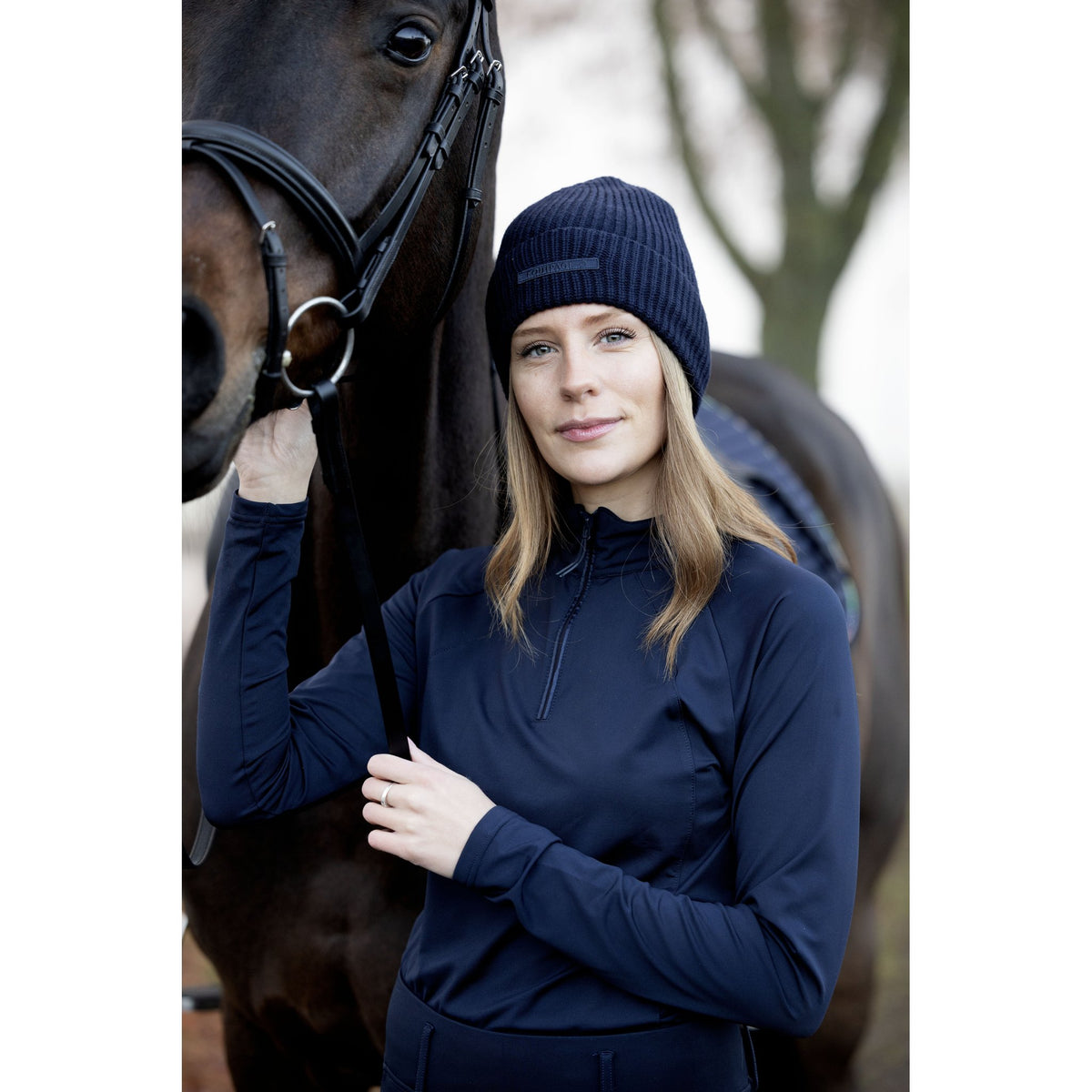 Equipage Redmond långärmad tröja, half-zip