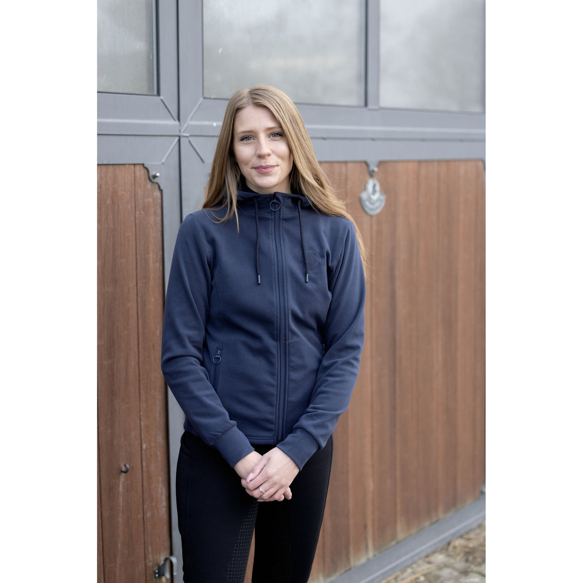 Equipage Abigail hoodie med dragkedja