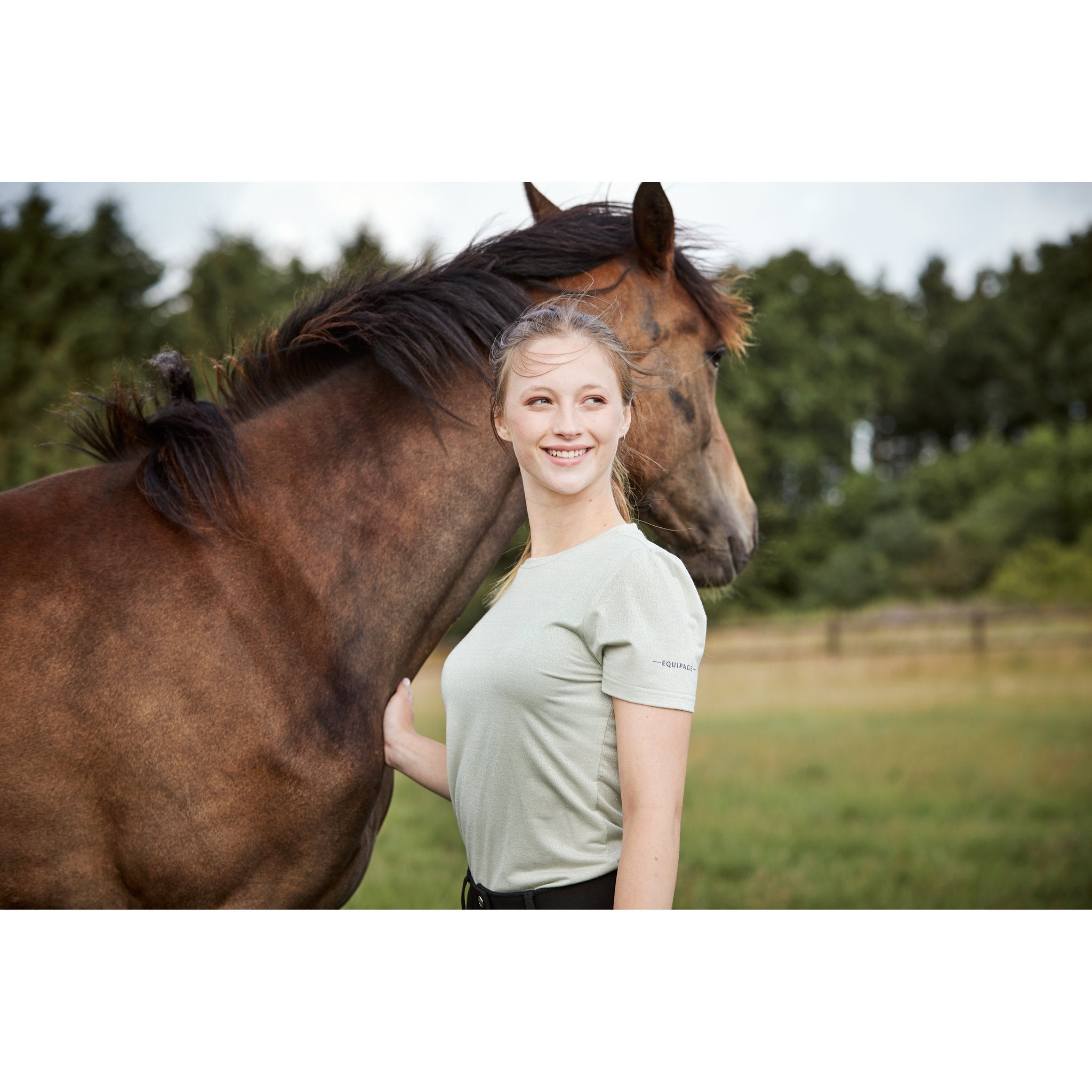 Equipage Mara kortärmad ridblus