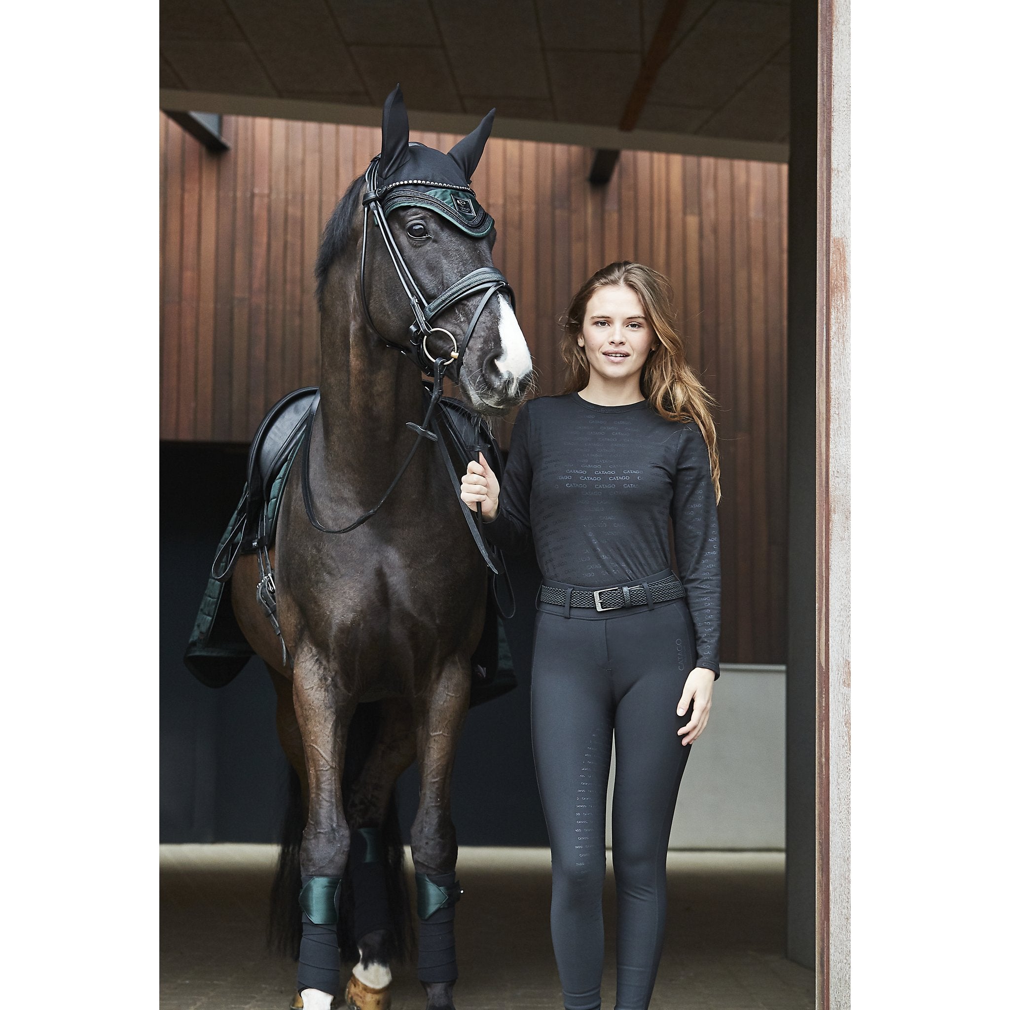 CATAGO River ridtights med bältesband helskodd