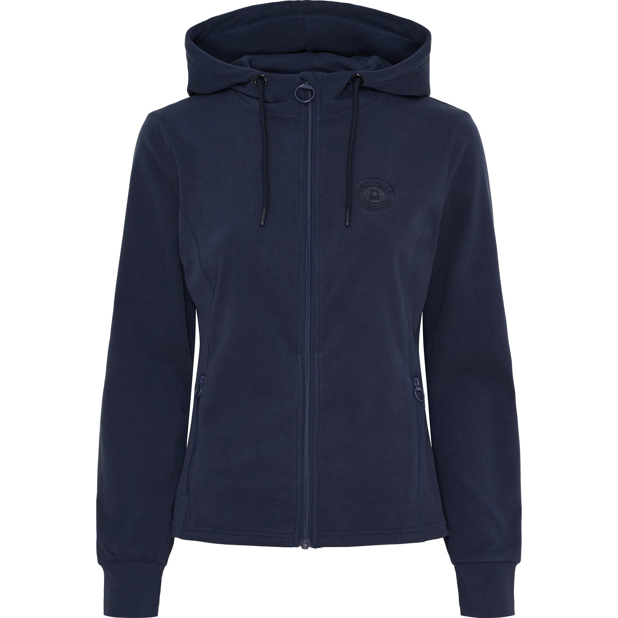 Equipage Abigail hoodie med dragkedja