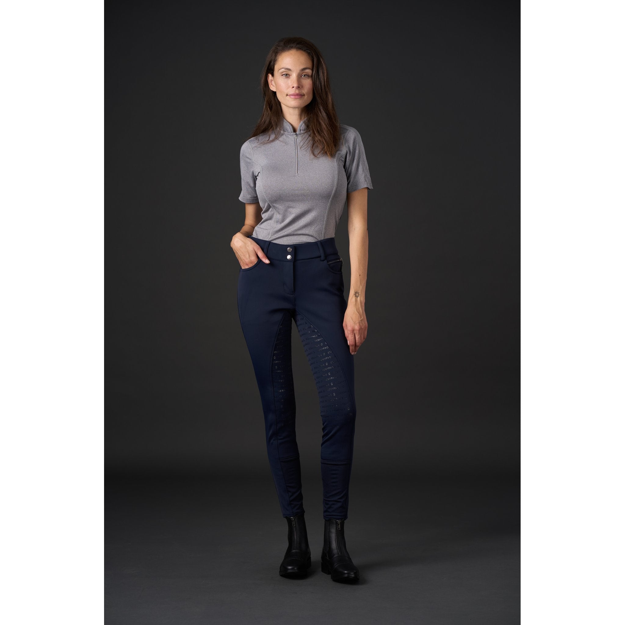 Equipage Janet softshell ridbyxor helskodd