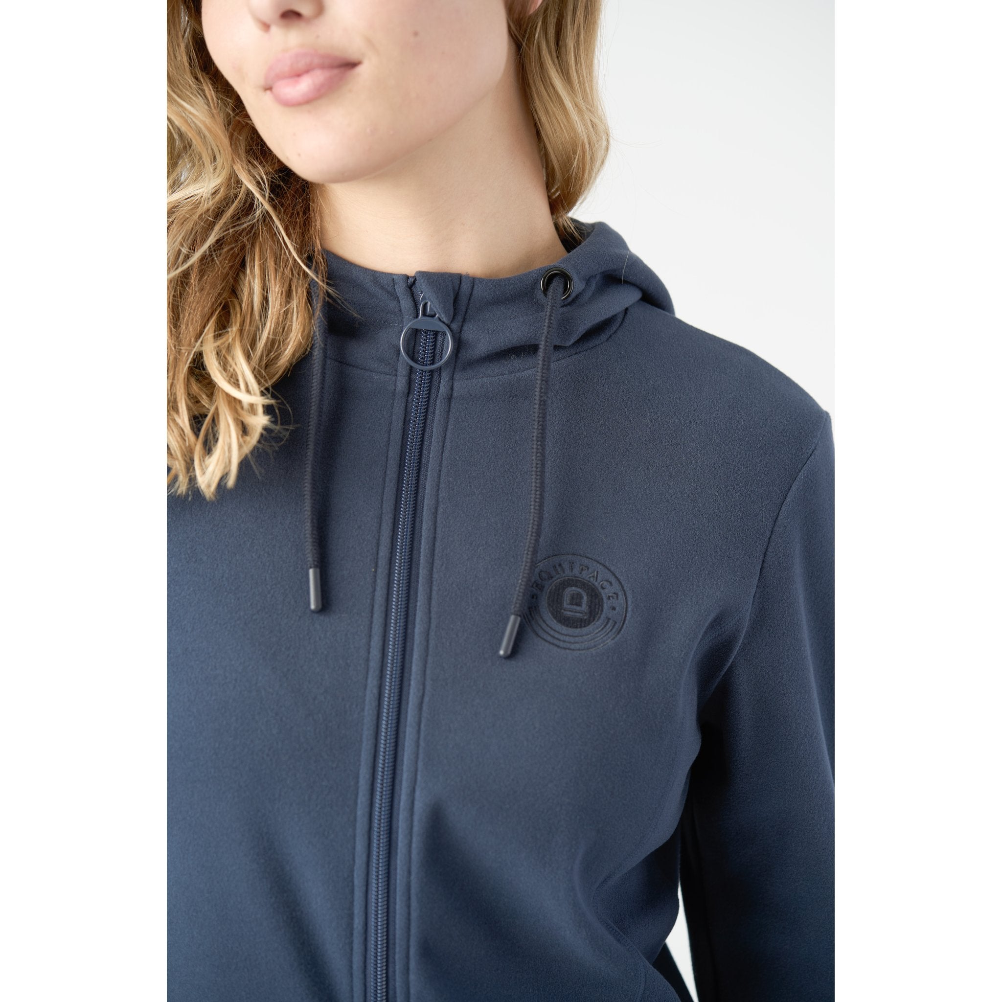 Equipage Abigail hoodie med dragkedja