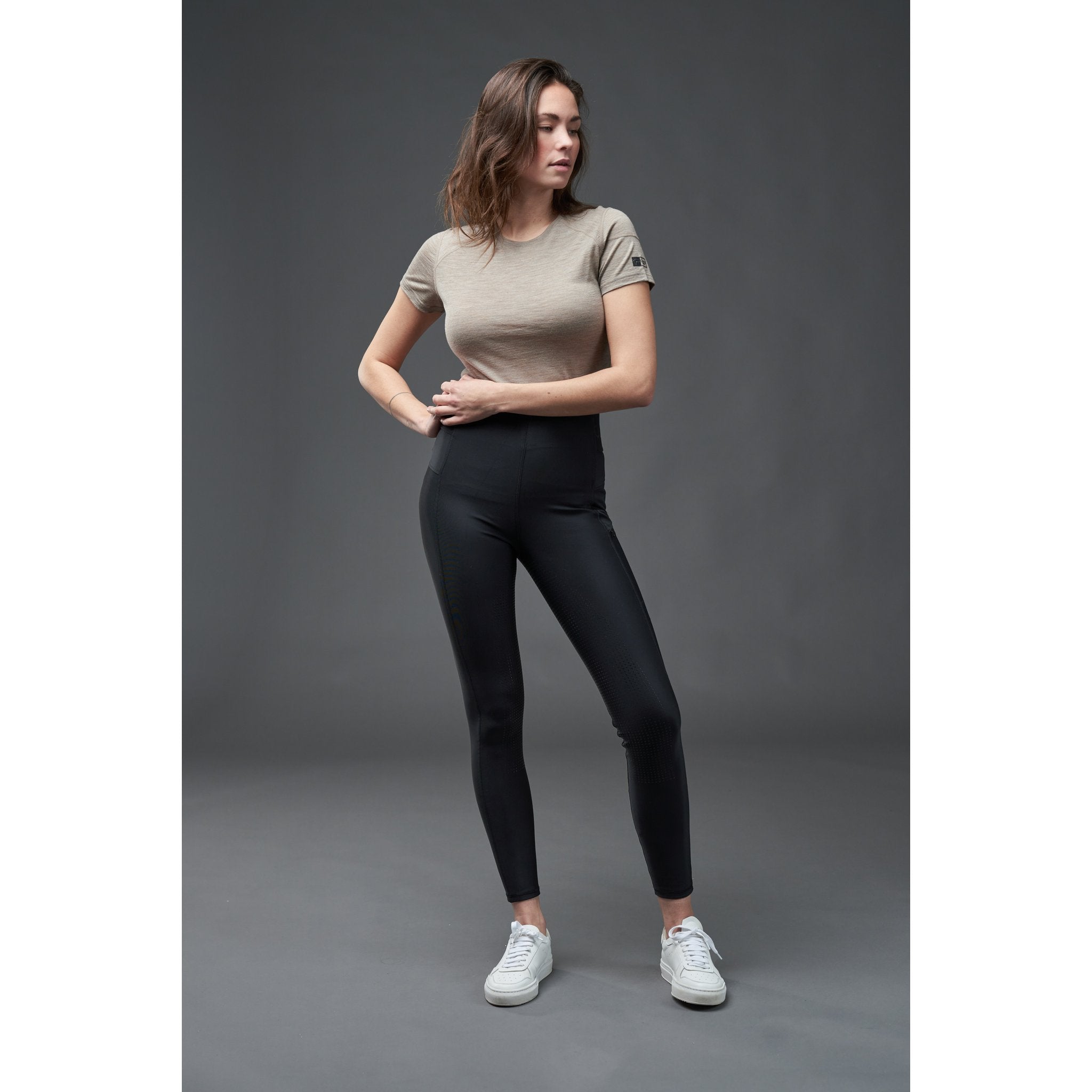 CATAGO Aroy ridtights med hög midja & helskodd
