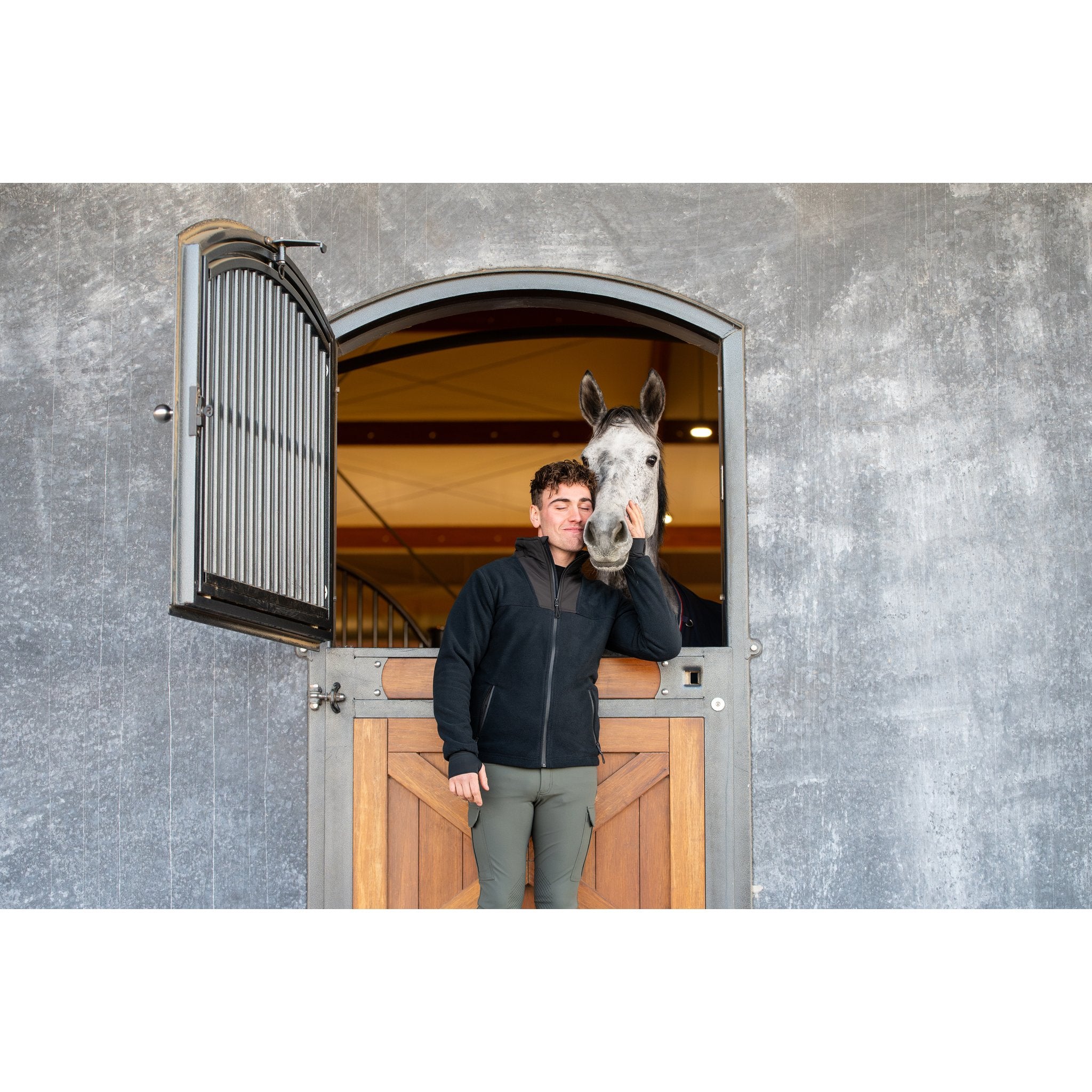 CATAGO MEN Aiden Zip ridjacka i polar fleece