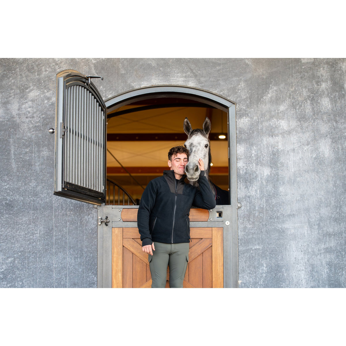 CATAGO MEN Aiden Zip ridjacka i polar fleece