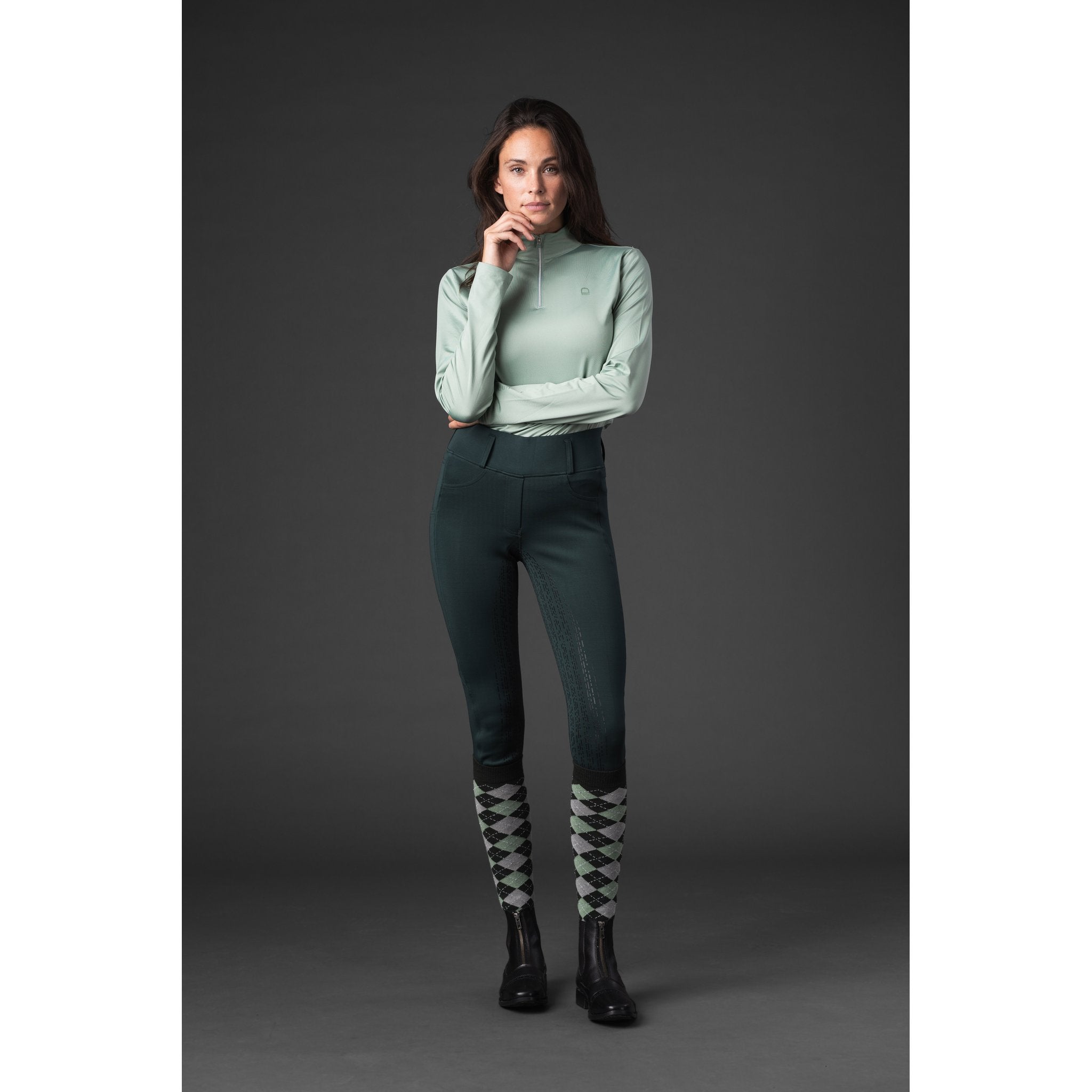 Equipage Lax argyle strumpor