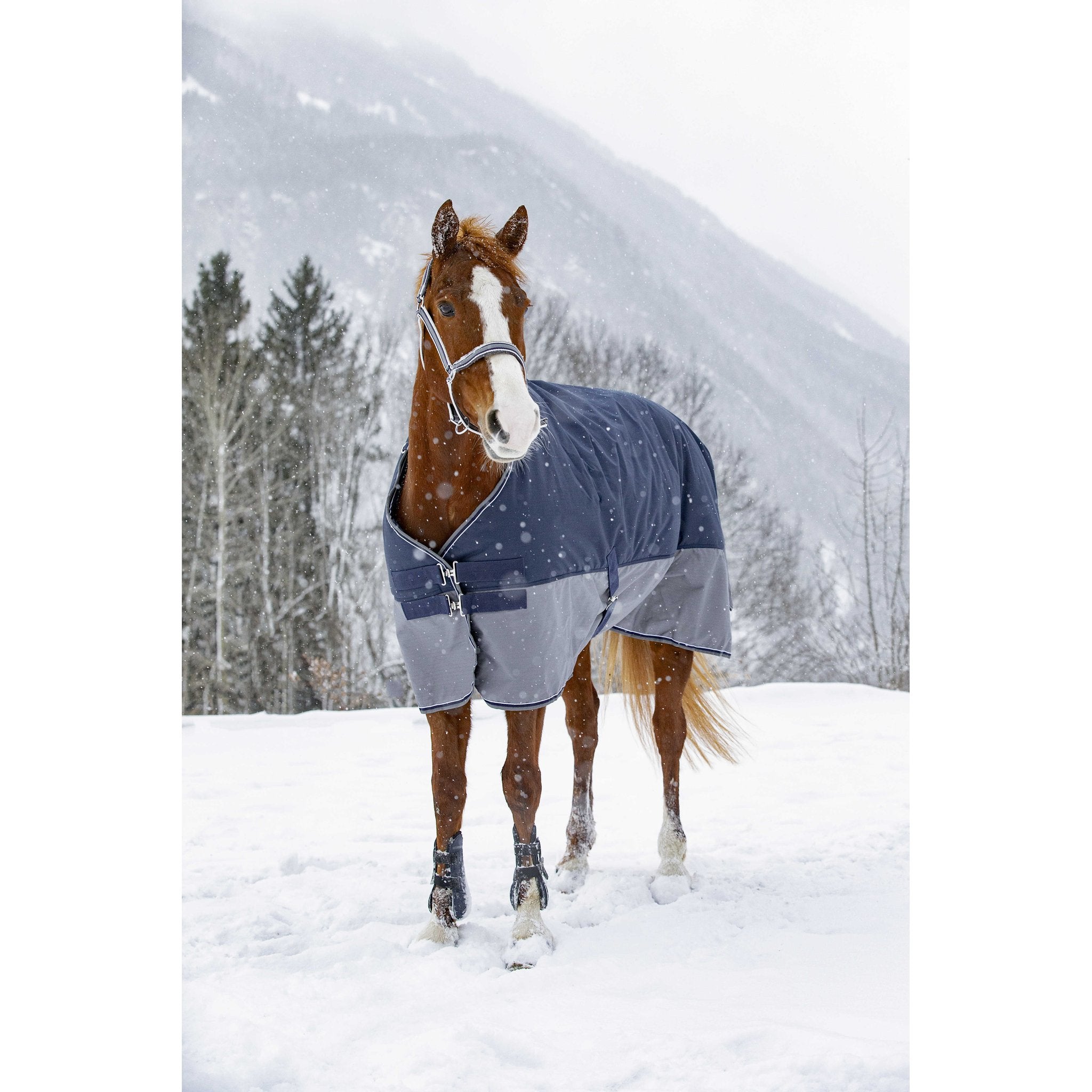 Equithème TYREX 600D Turnout täcke med fleecefoder