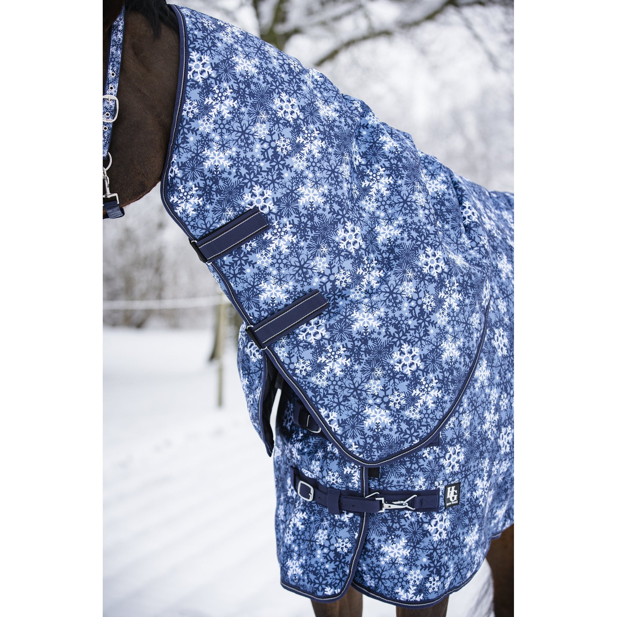 Horse Guard Snowflake 1200D täcke, 200 g, avtagbar hals